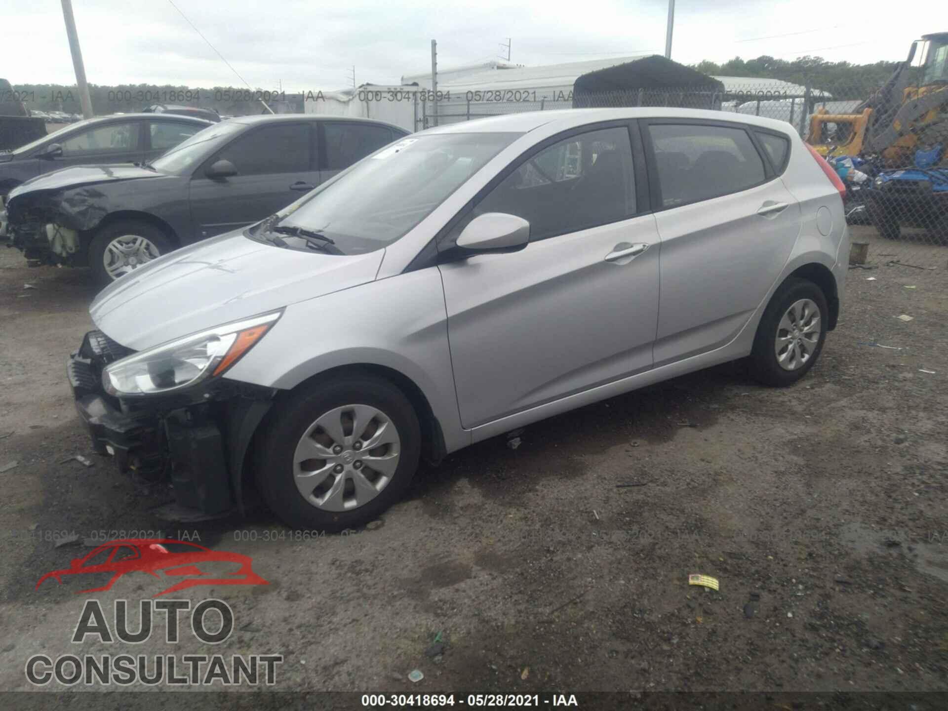 HYUNDAI ACCENT 2016 - KMHCT5AEXGU243776