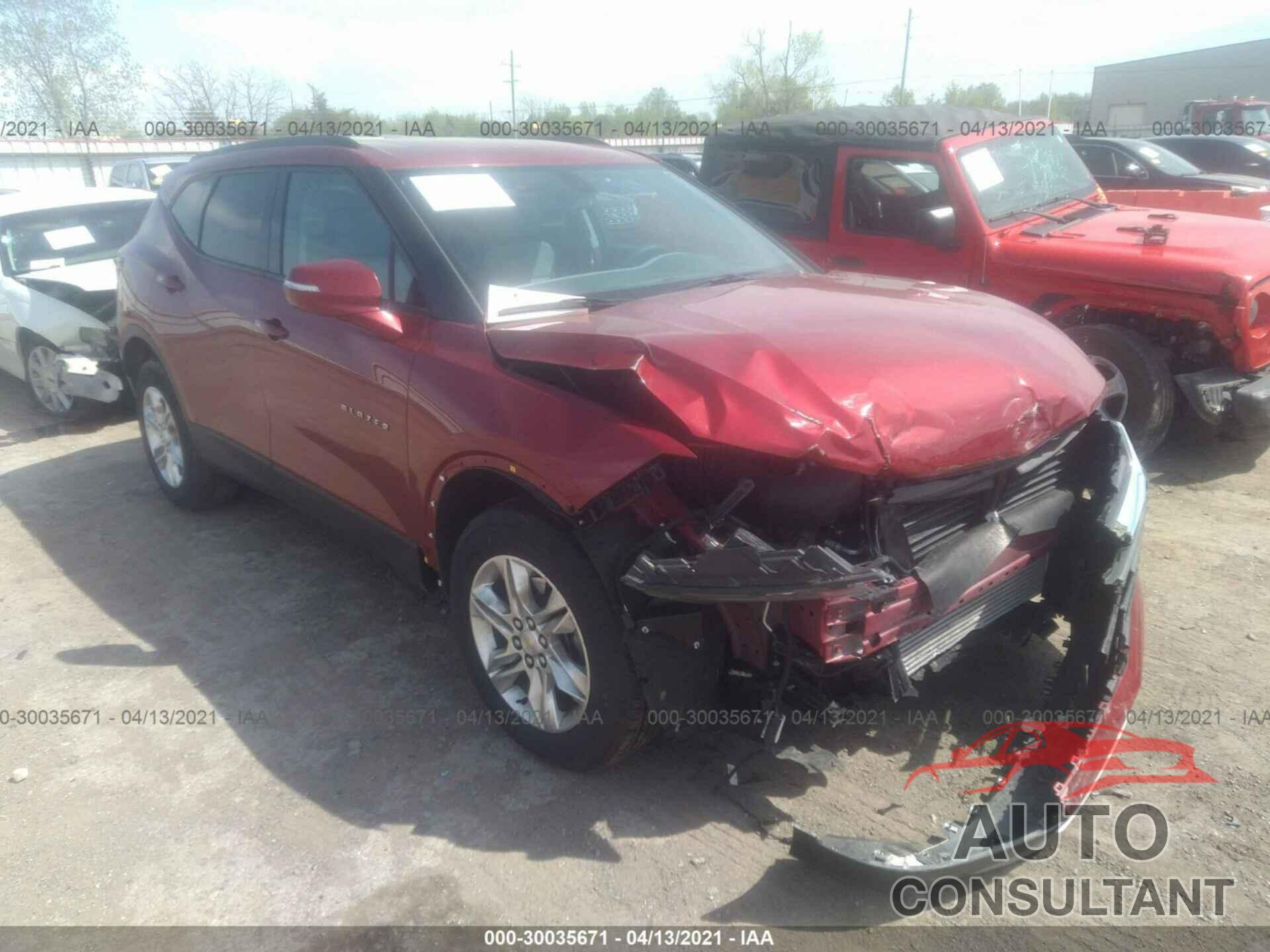 CHEVROLET BLAZER 2020 - 3GNKBCR42LS639561