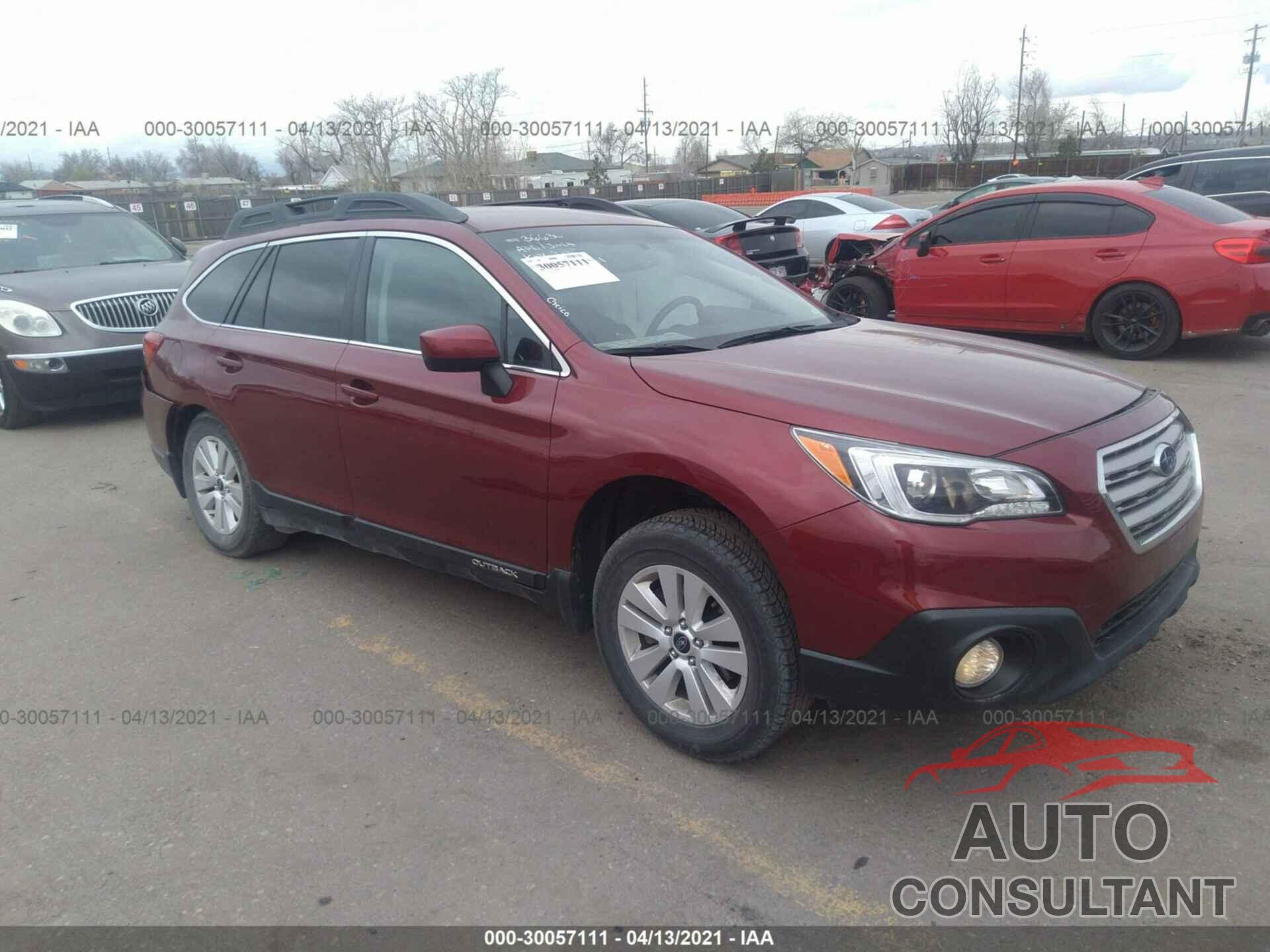 SUBARU OUTBACK 2016 - 4S4BSBCC4G3352572