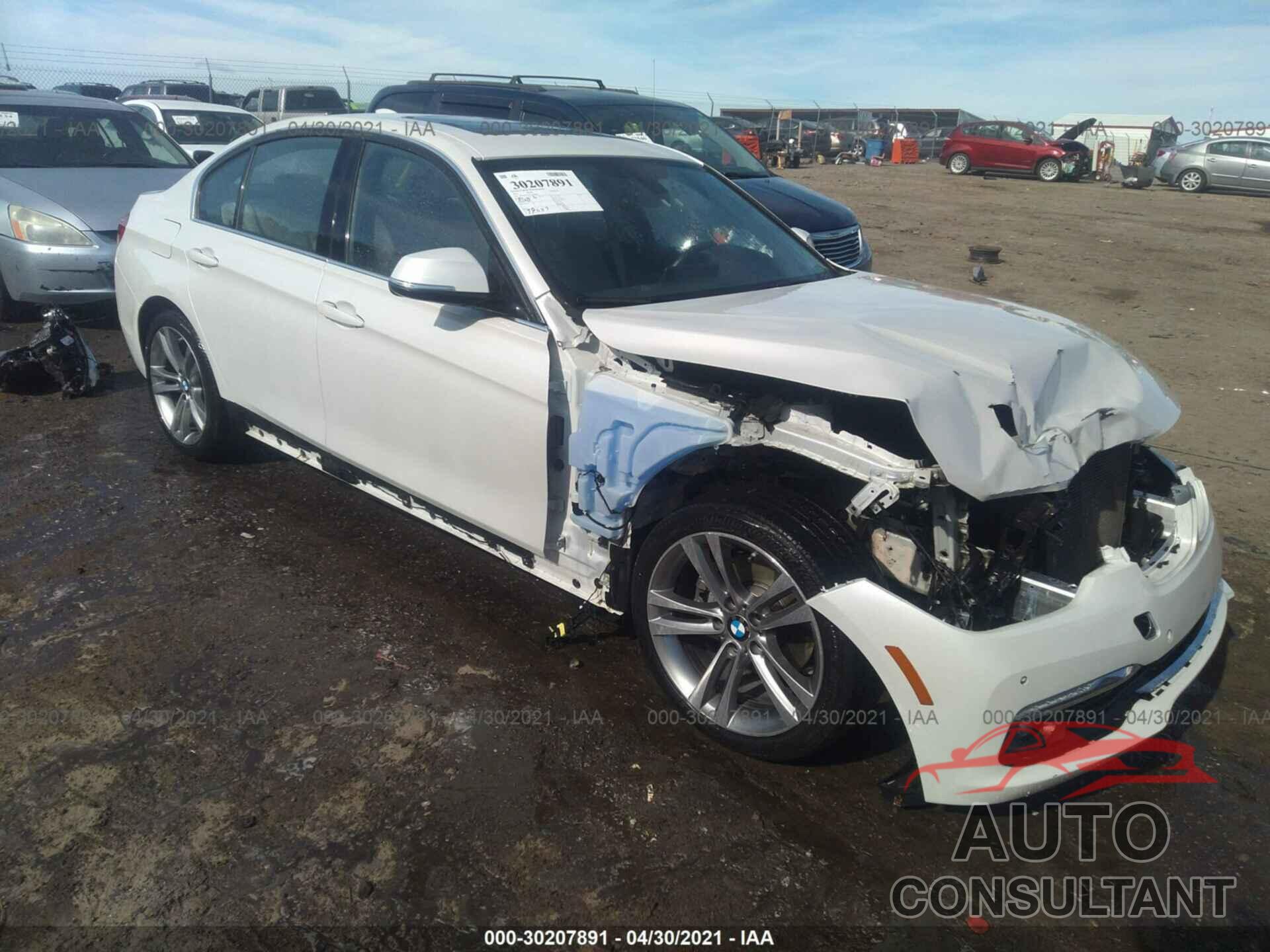 BMW 3 SERIES 2016 - WBA8E9G53GNT82495