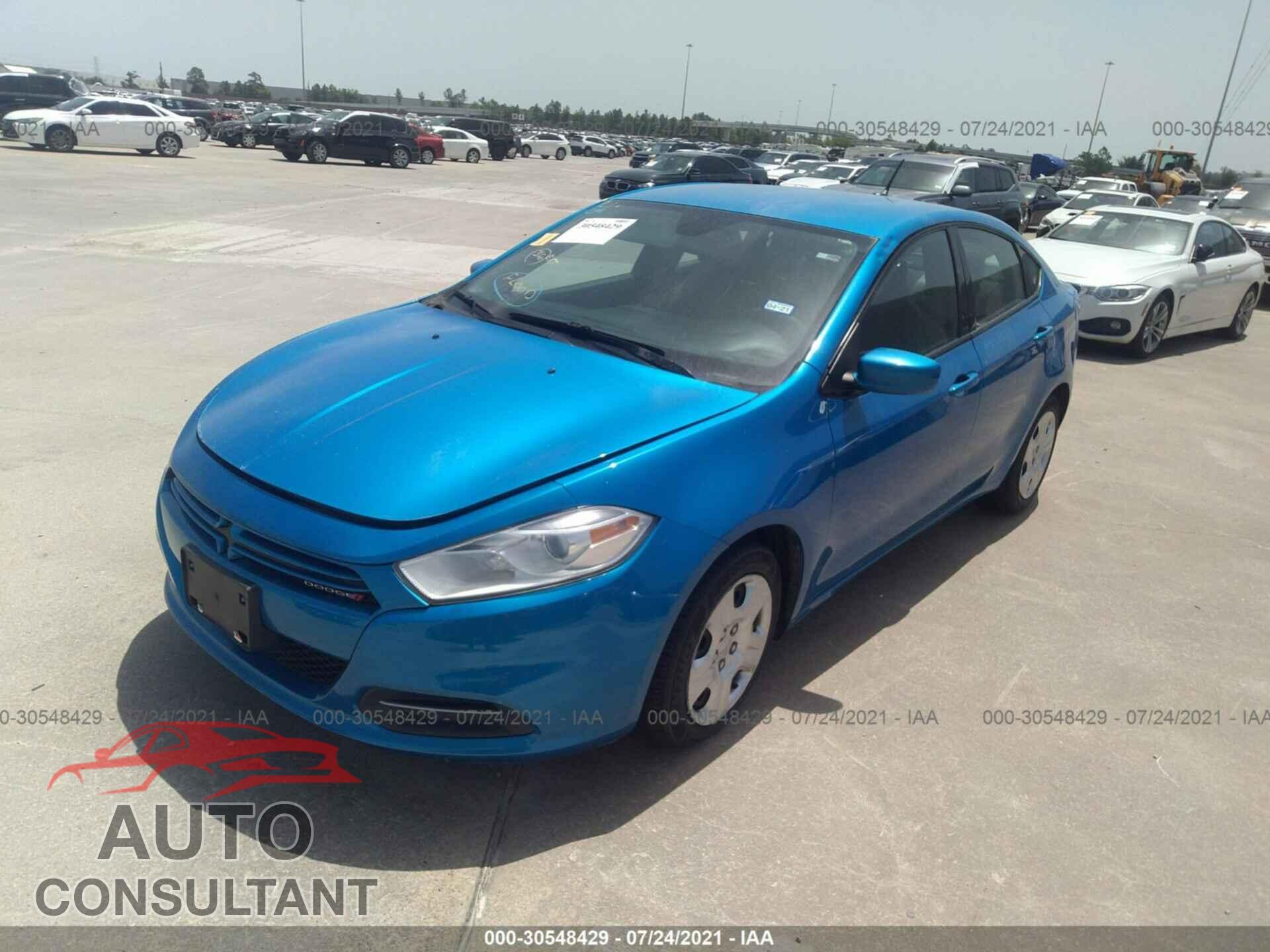 DODGE DART 2016 - 1C3CDFAA1GD624389