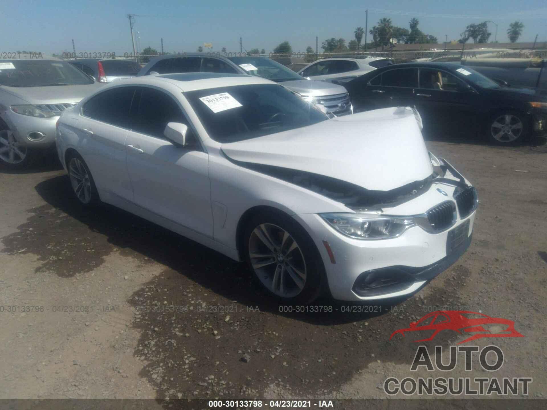 BMW 4 SERIES 2016 - WBA4A9C51GGL88221