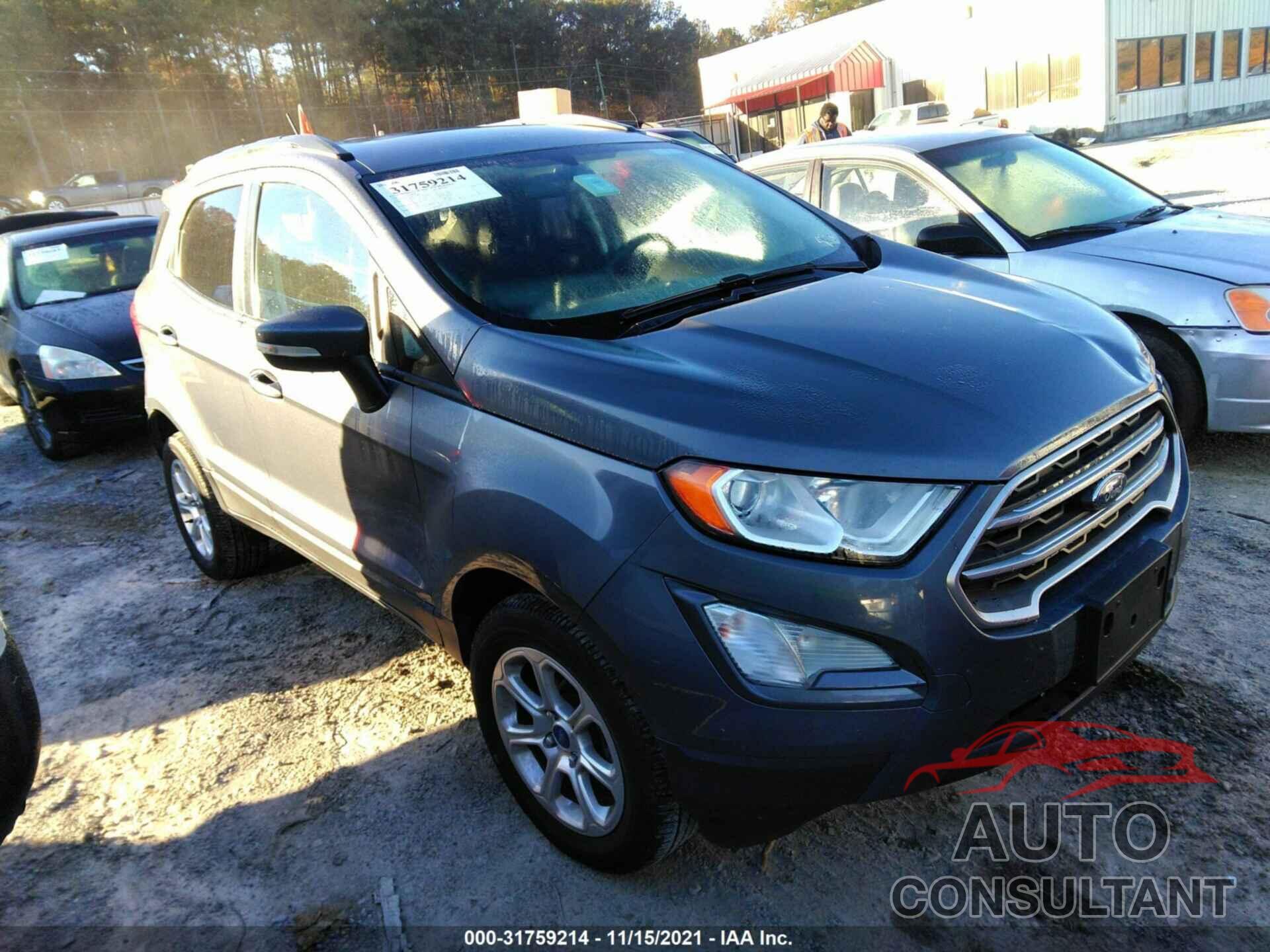 FORD ECOSPORT 2018 - MAJ6P1UL4JC171064