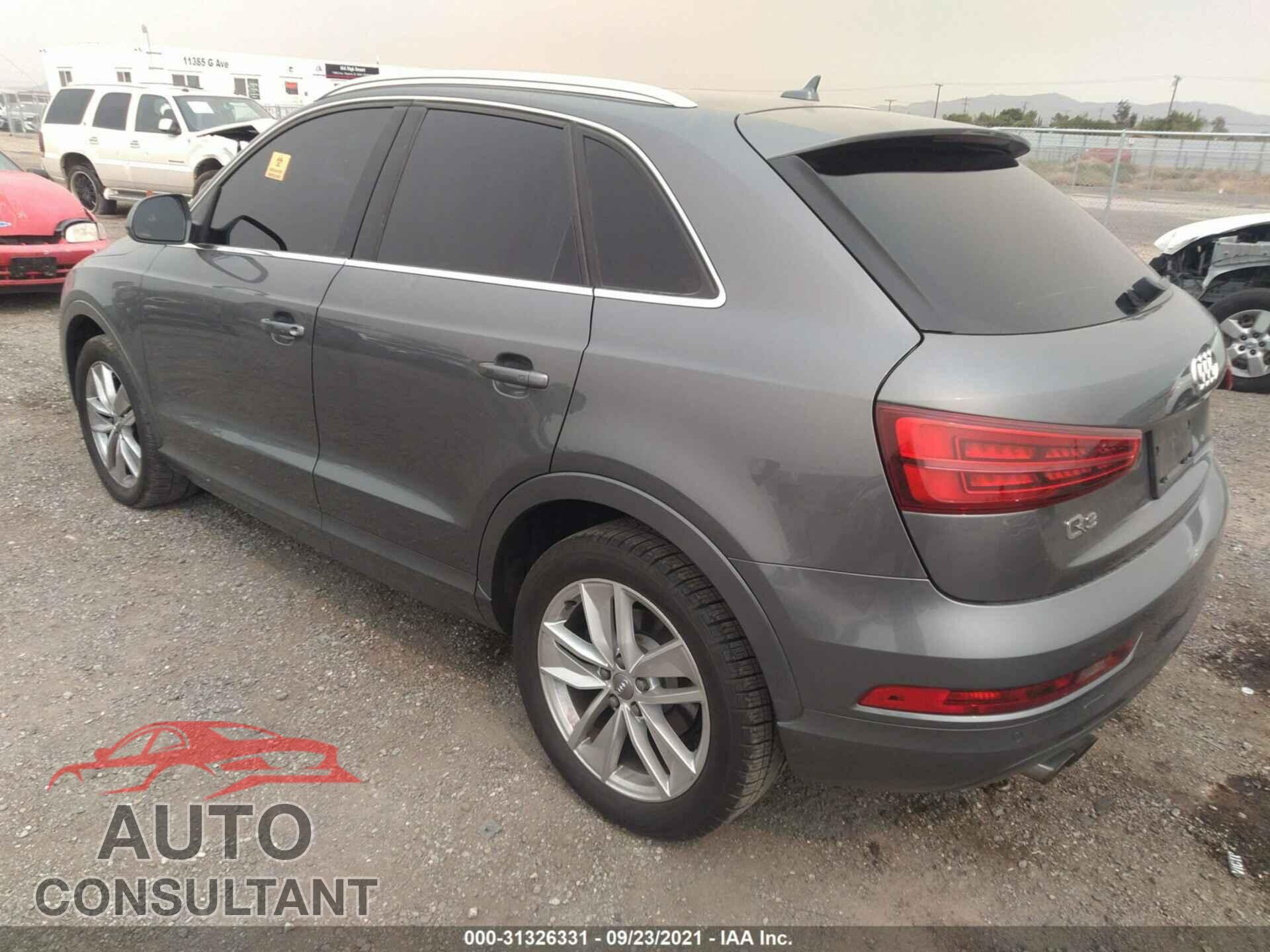 AUDI Q3 2016 - WA1BFCFS6GR024739