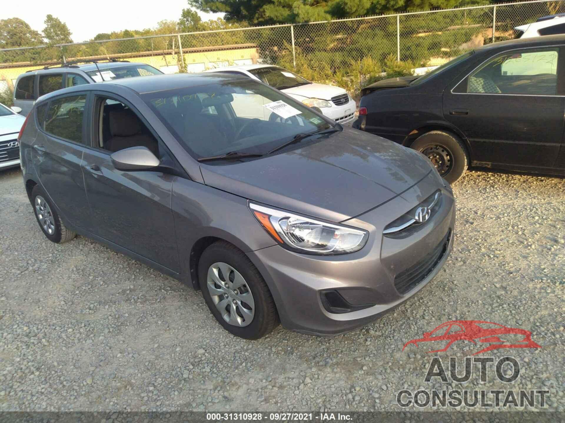 HYUNDAI ACCENT 2017 - KMHCT5AE9HU359844