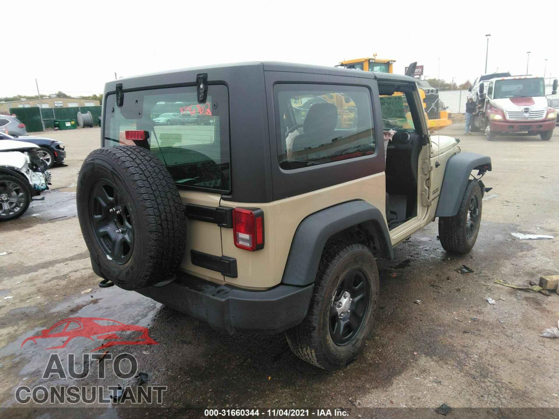 JEEP WRANGLER 2017 - 1C4AJWAG3HL614907