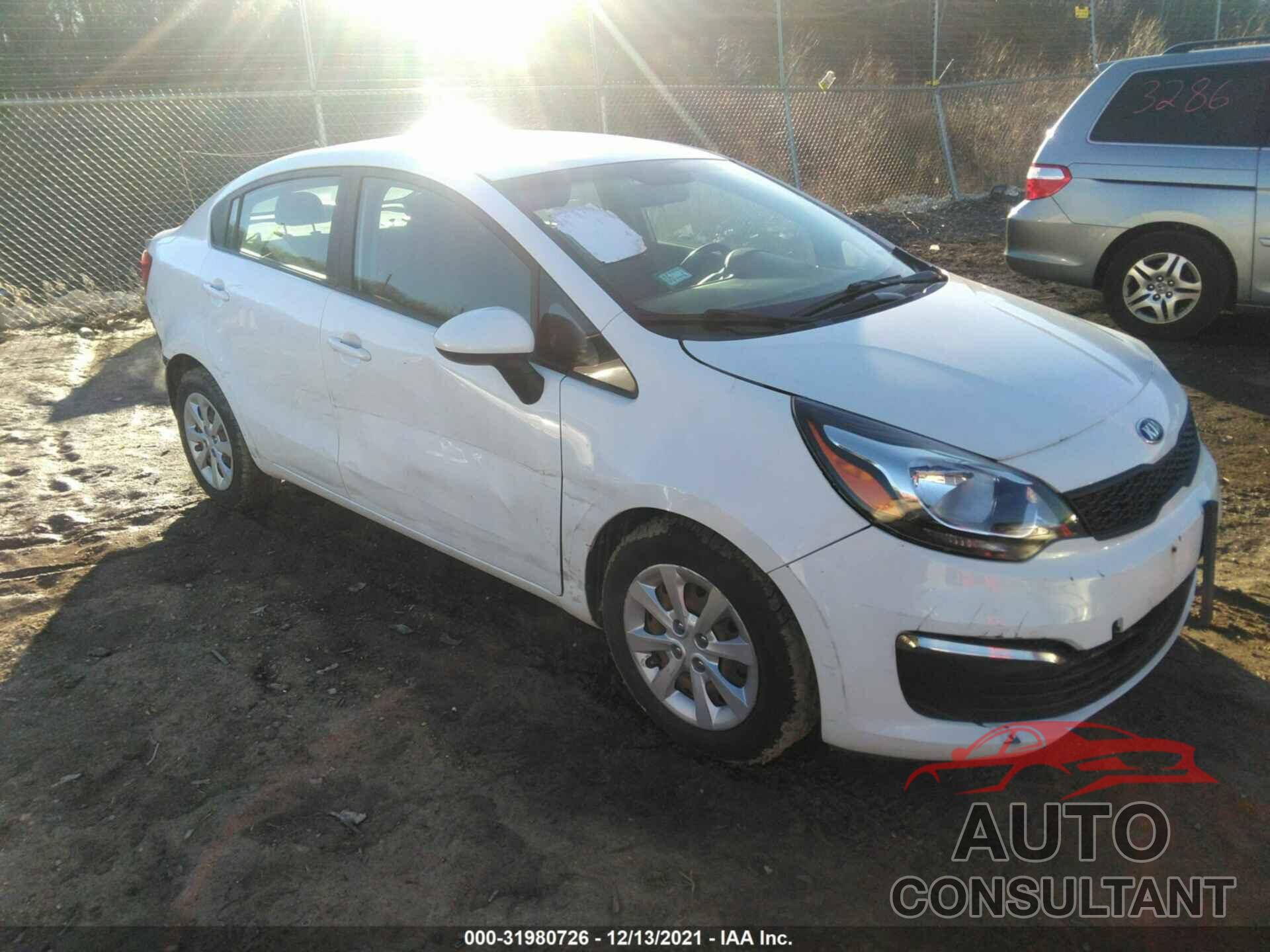 KIA RIO 2016 - KNADM4A39G6595599