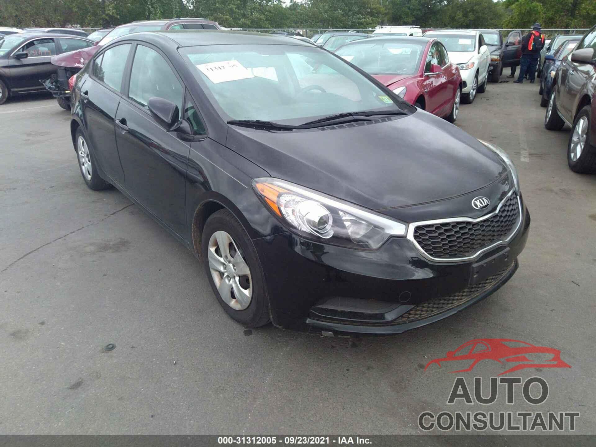 KIA FORTE 2016 - KNAFK4A66G5531406