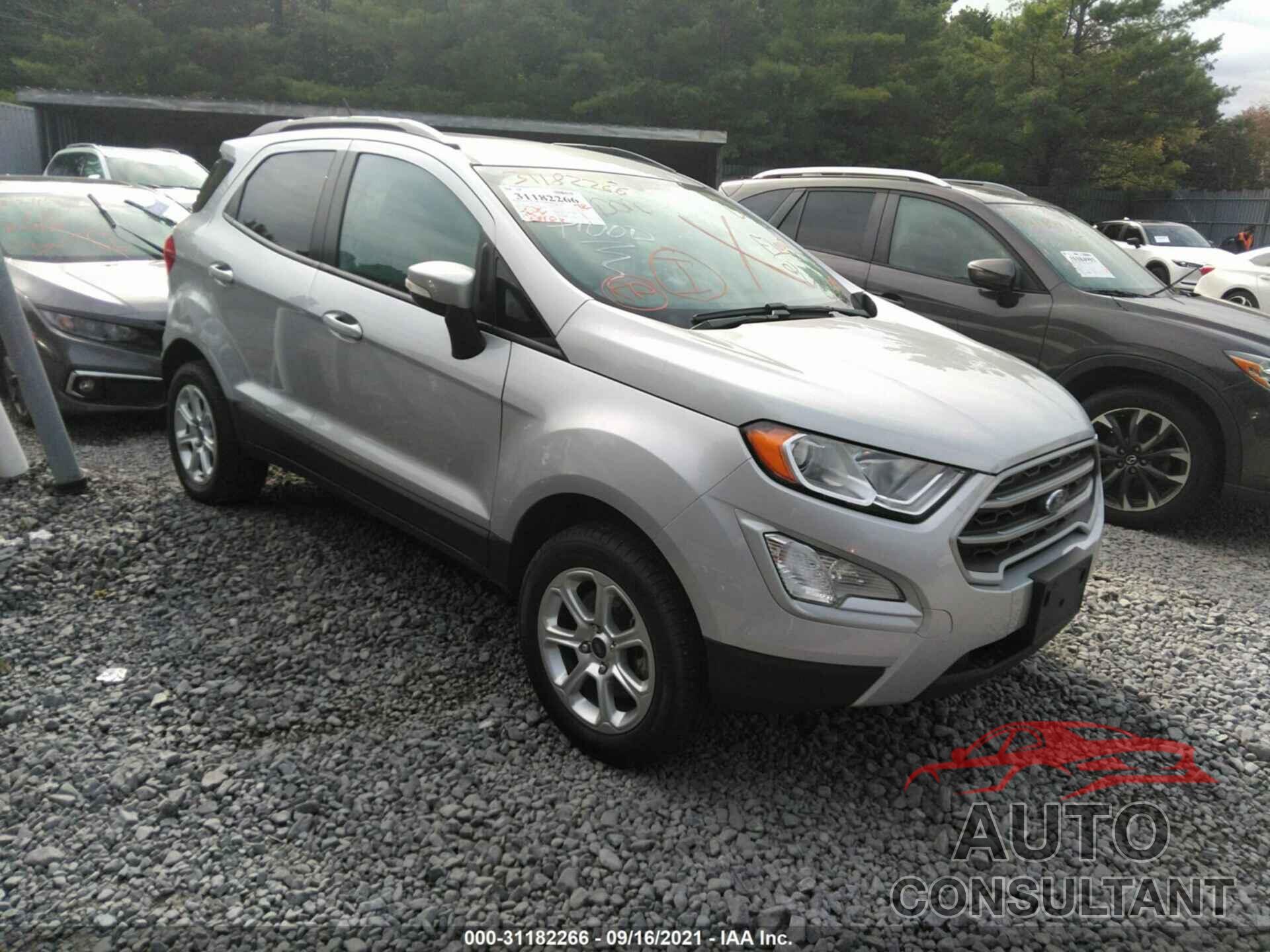 FORD ECOSPORT 2020 - MAJ6S3GL5LC330666