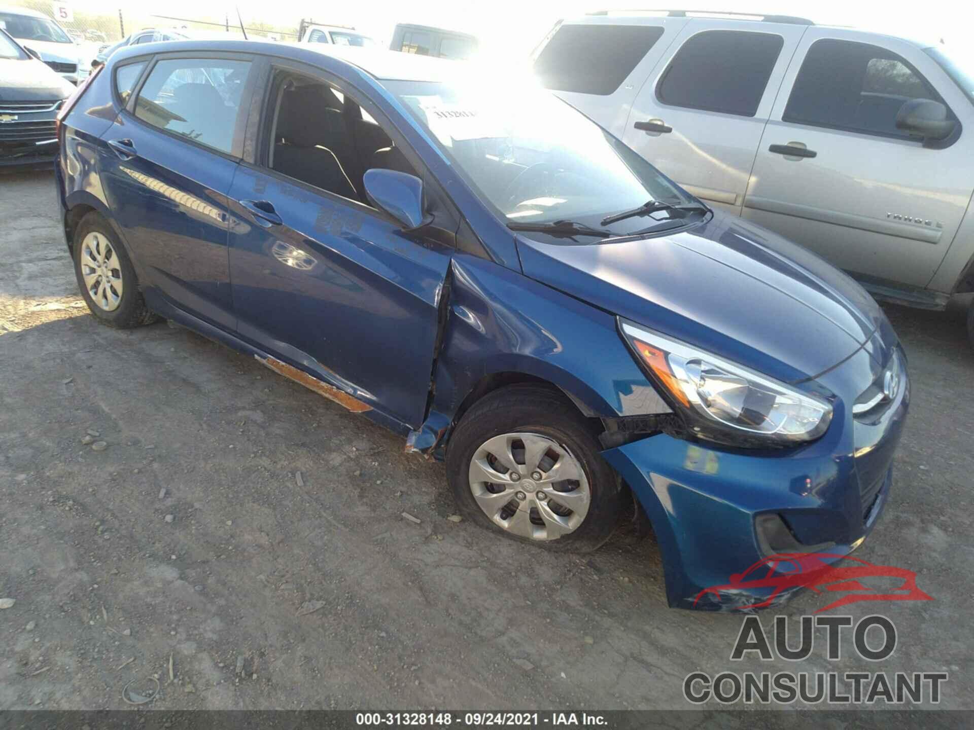 HYUNDAI ACCENT 2017 - KMHCT5AE6HU319835