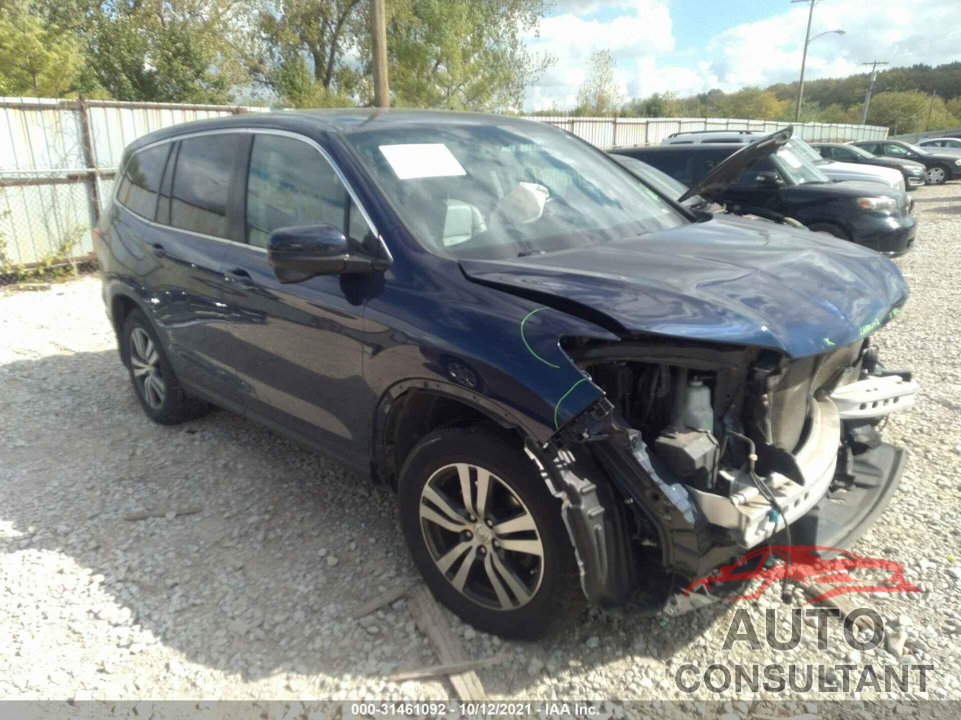 HONDA PILOT 2016 - 5FNYF6H59GB010462