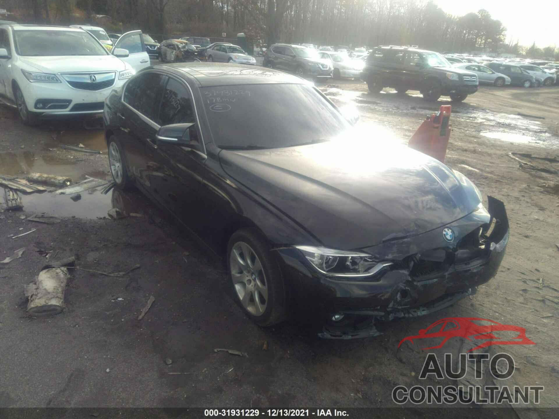 BMW 3 SERIES 2017 - WBA8B3G53HNU35204
