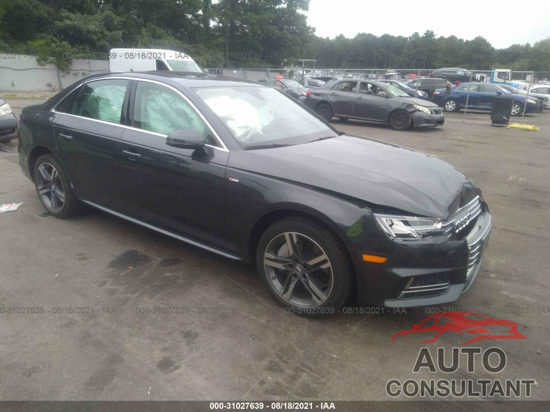 AUDI A4 2018 - WAUENAF49JN019655