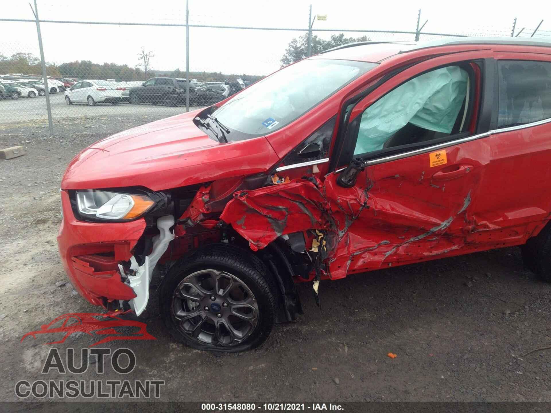 FORD ECOSPORT 2021 - MAJ6S3KL7MC405022