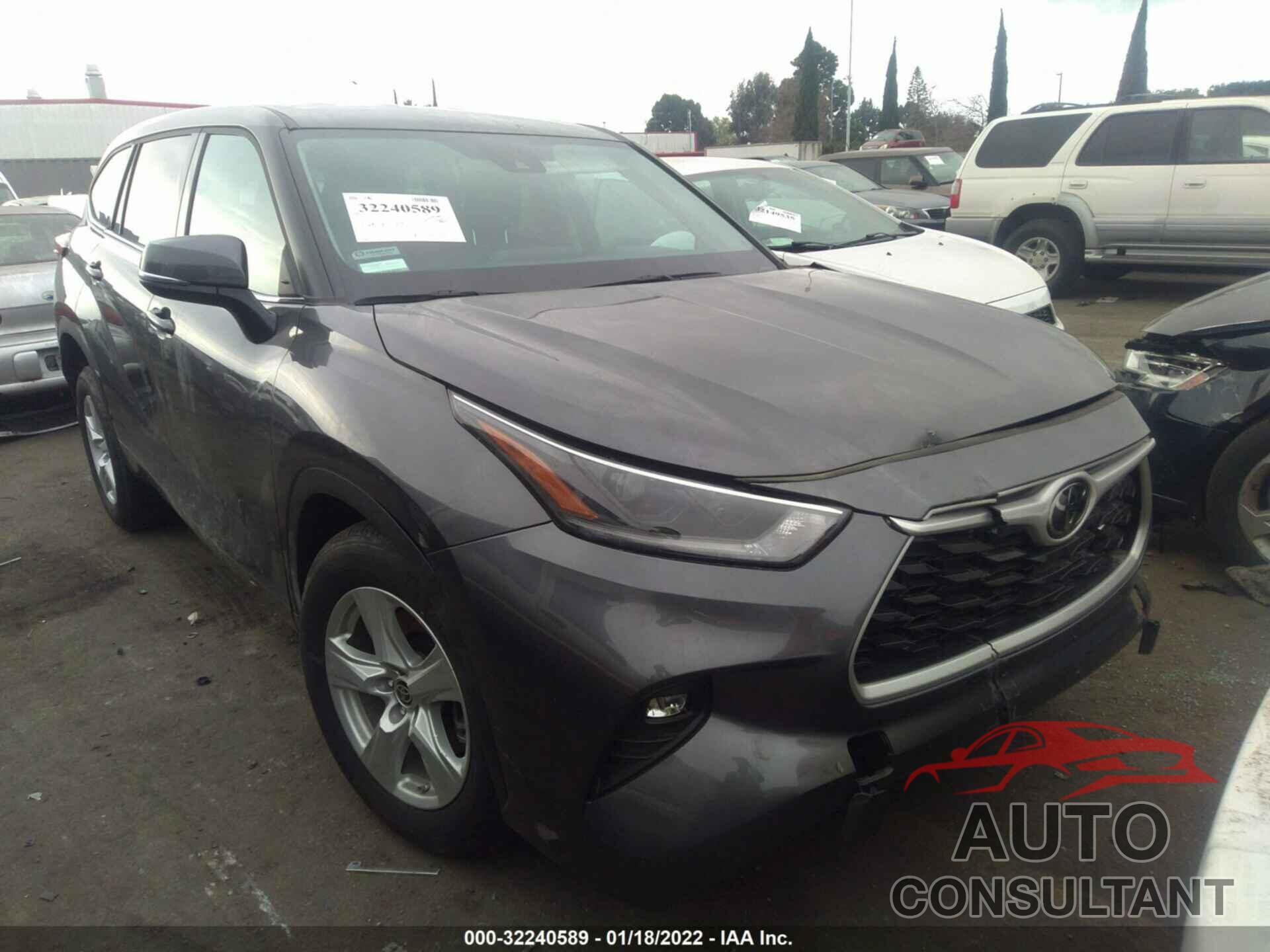 TOYOTA HIGHLANDER 2021 - 5TDZZRAHXMS076141
