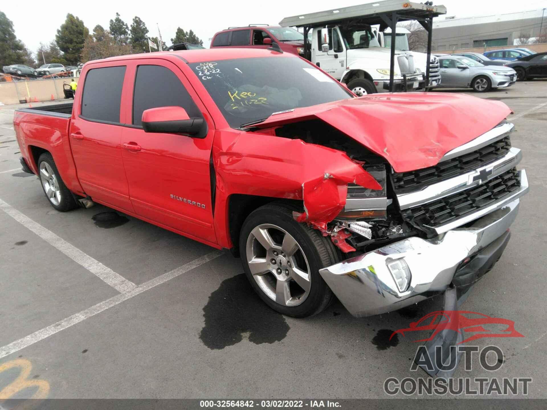CHEVROLET SILVERADO 1500 2017 - 3GCUKRECXHG186110
