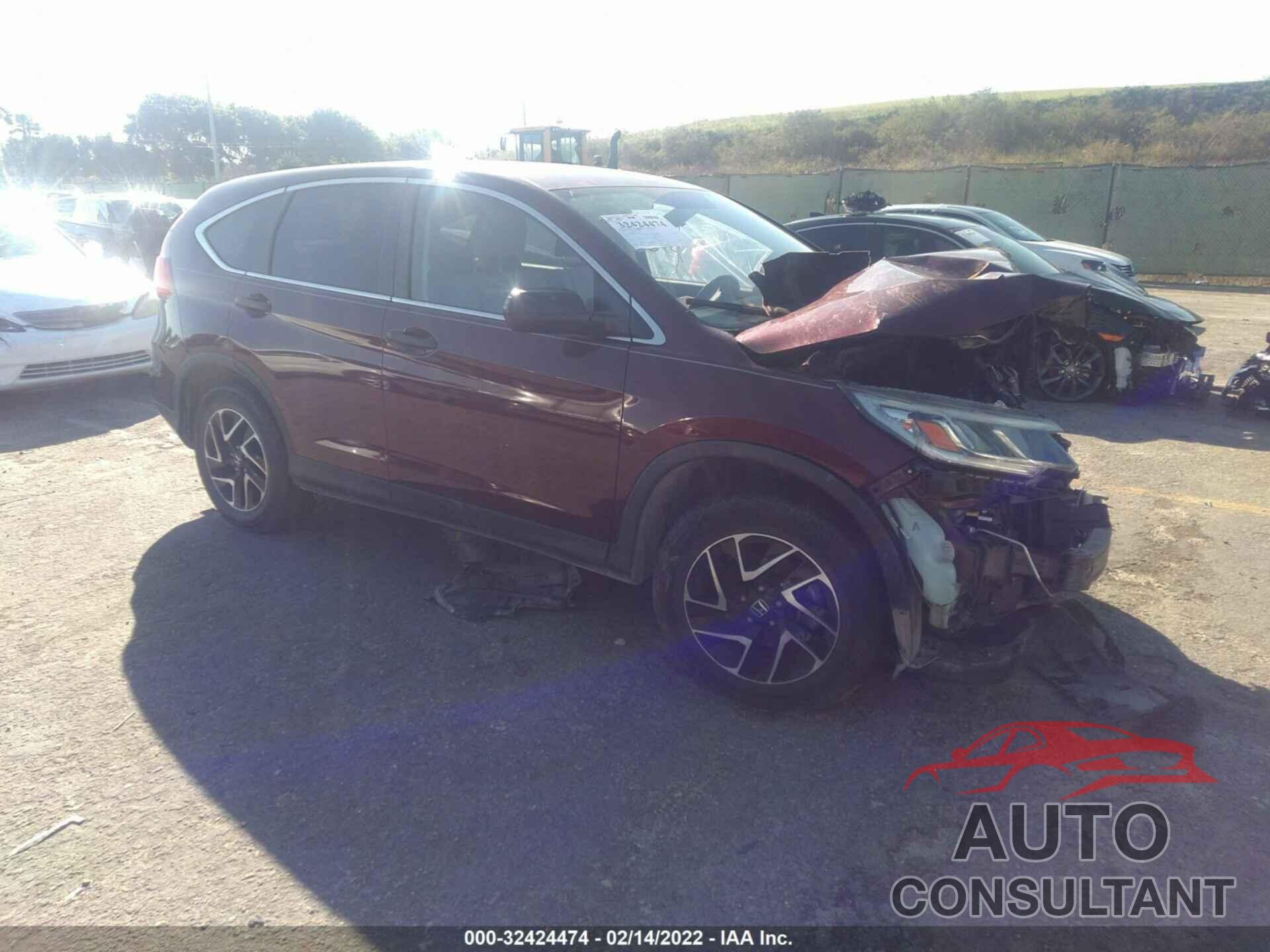 HONDA CR-V 2016 - 5J6RM3H48GL026644