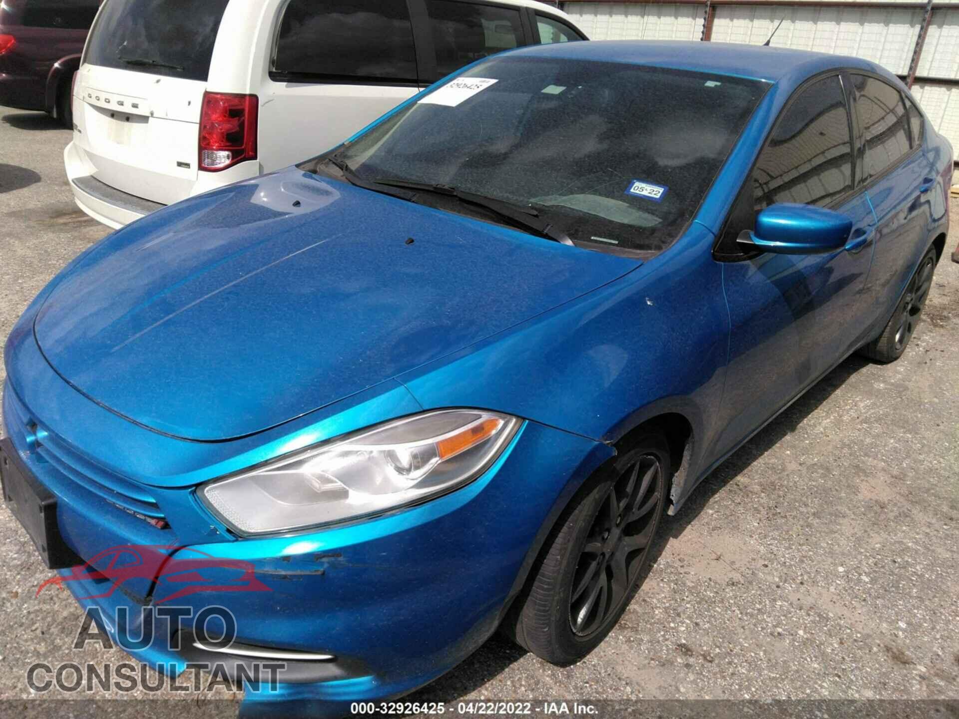 DODGE DART 2016 - 1C3CDFAA4GD564706