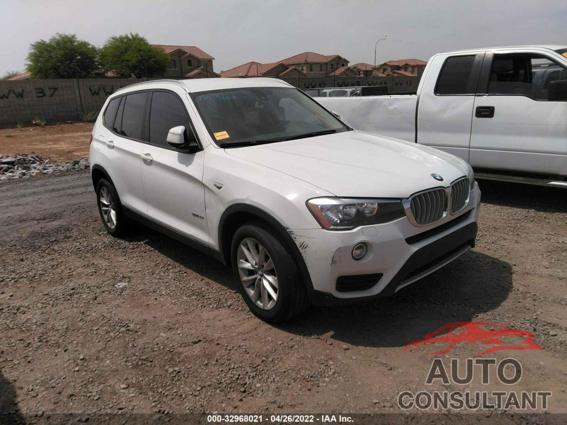 BMW X3 2017 - 5UXWZ7C56H0U46616