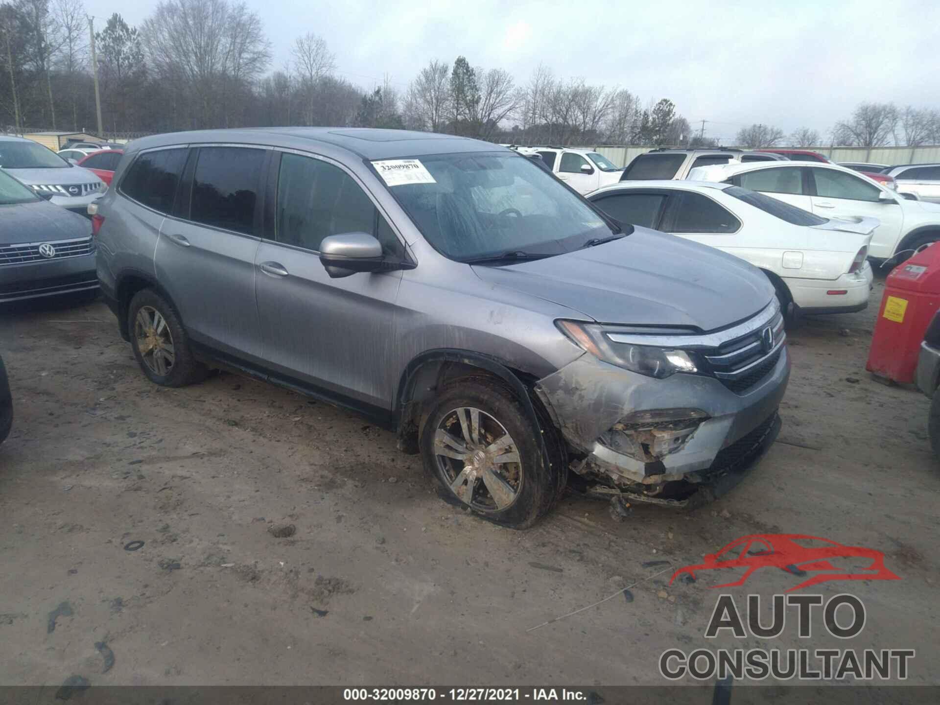 HONDA PILOT 2017 - 5FNYF6H8XHB085442