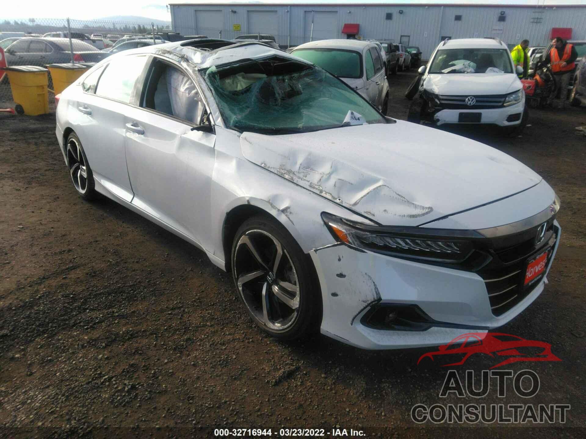 HONDA ACCORD SEDAN 2022 - 1HGCV2F31NA003827