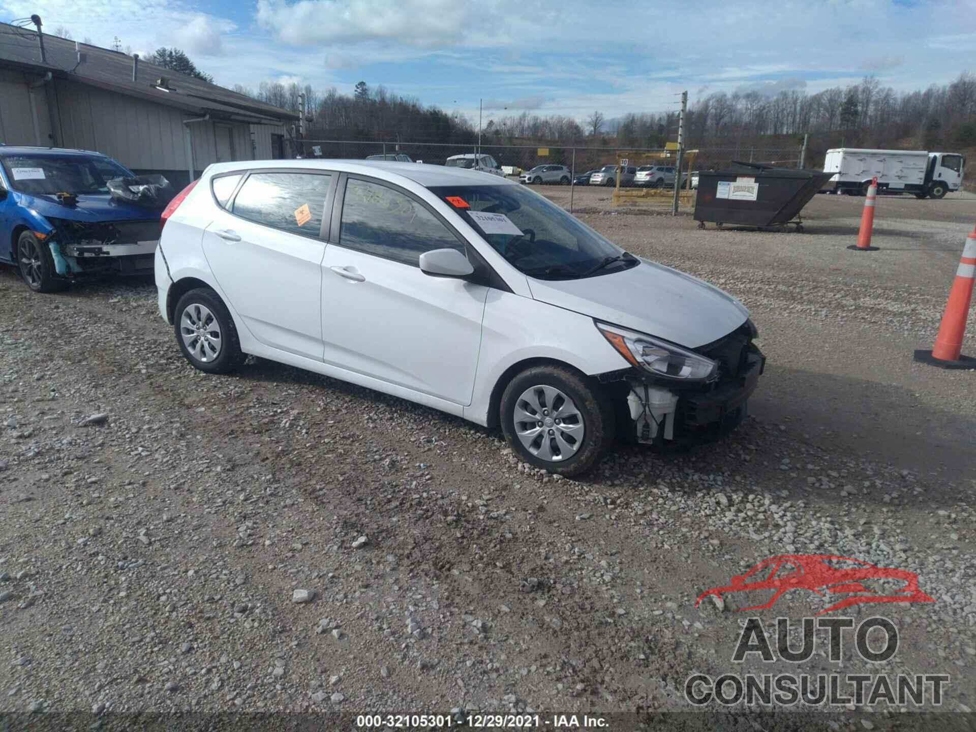 HYUNDAI ACCENT 2017 - KMHCT5AE4HU312771