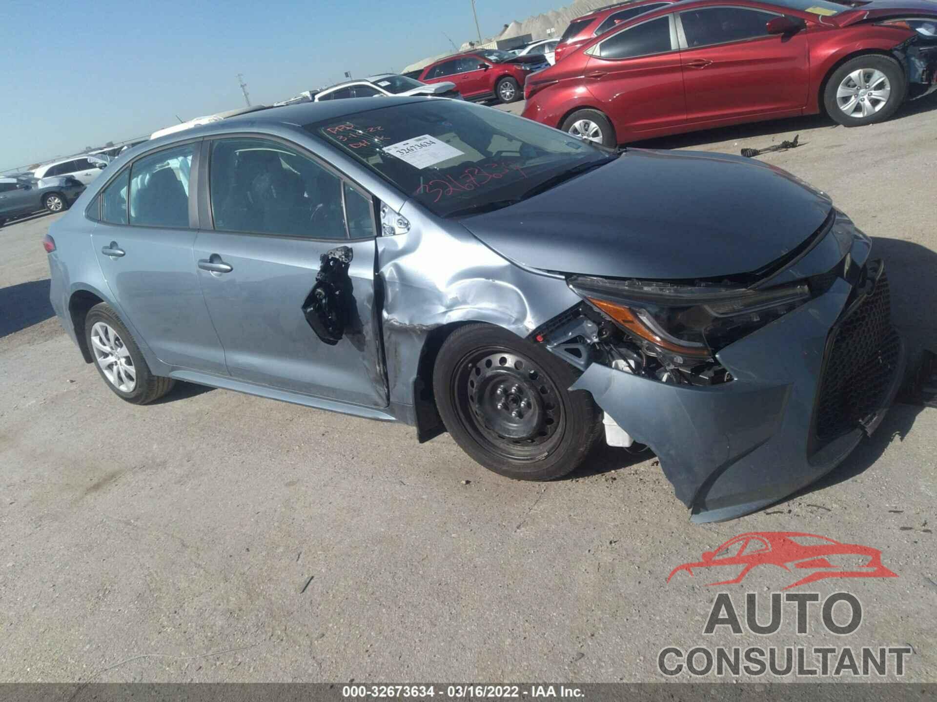 TOYOTA COROLLA 2021 - 5YFEPMAE3MP267390