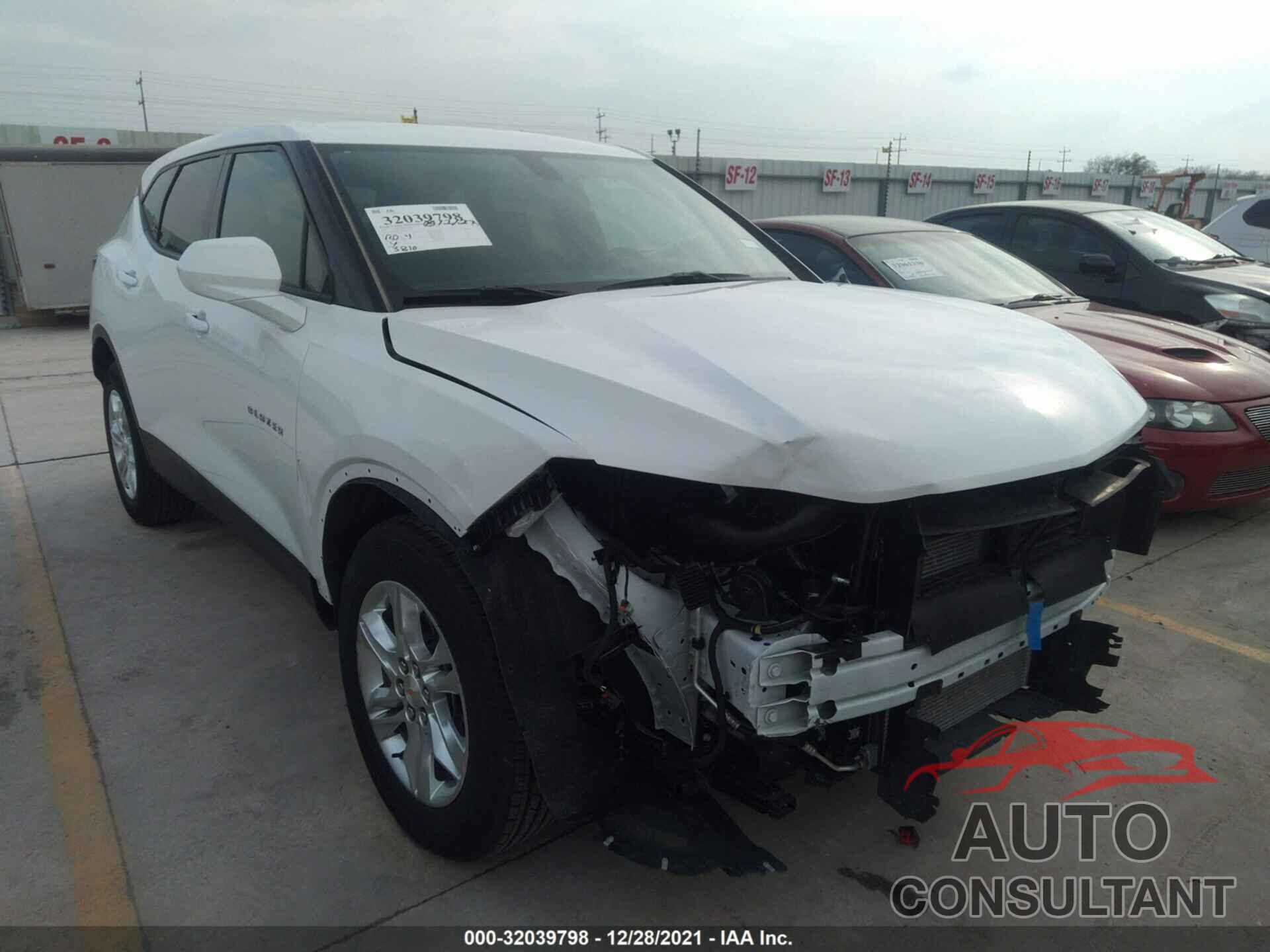 CHEVROLET BLAZER 2021 - 3GNKBBRA5MS576537