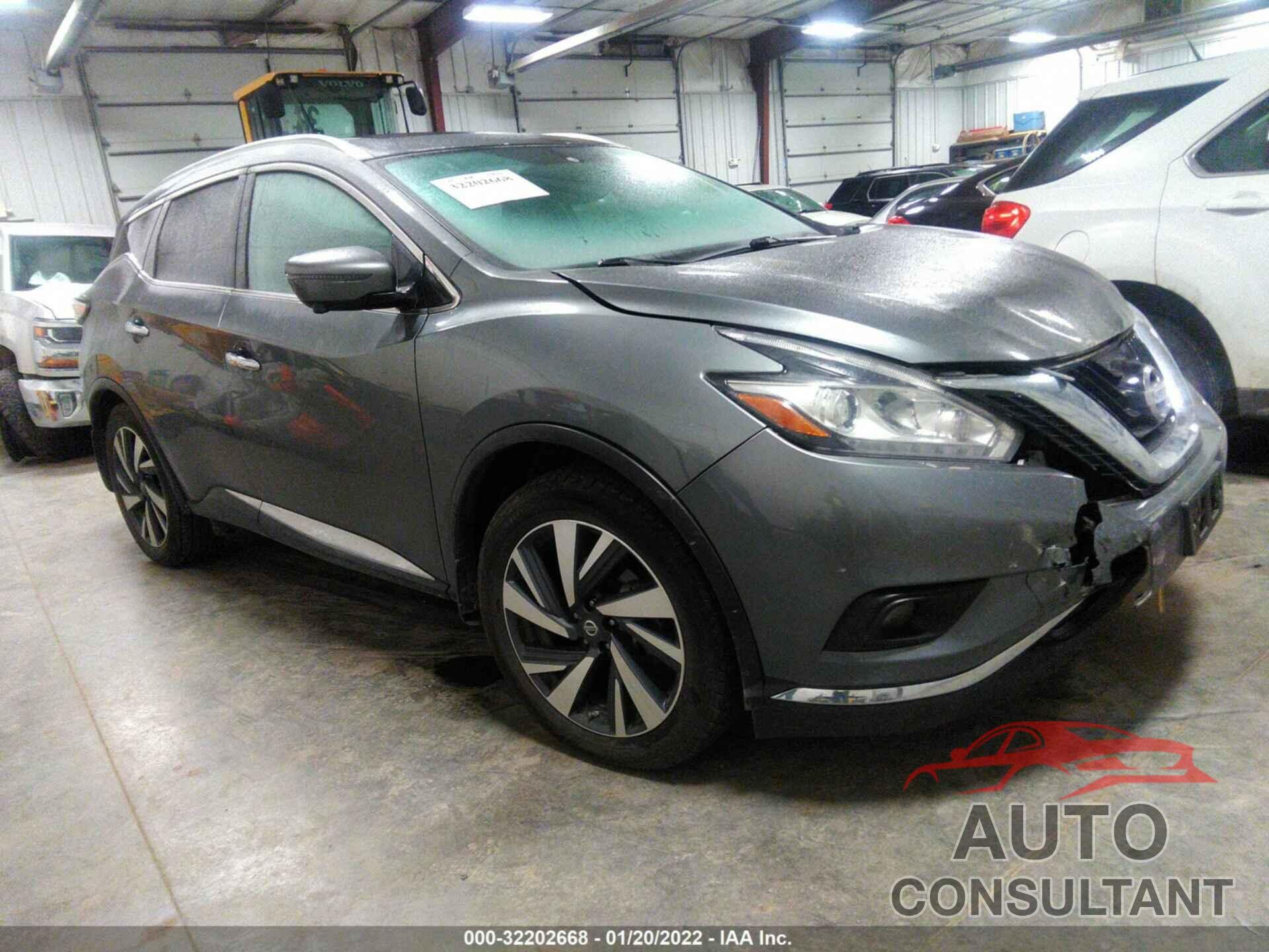 NISSAN MURANO 2018 - 5N1AZ2MH9JN196087