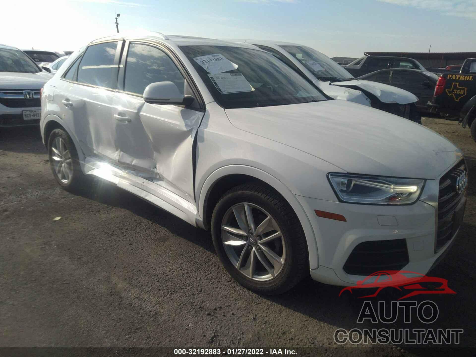 AUDI Q3 2017 - WA1BCCFSXHR003872