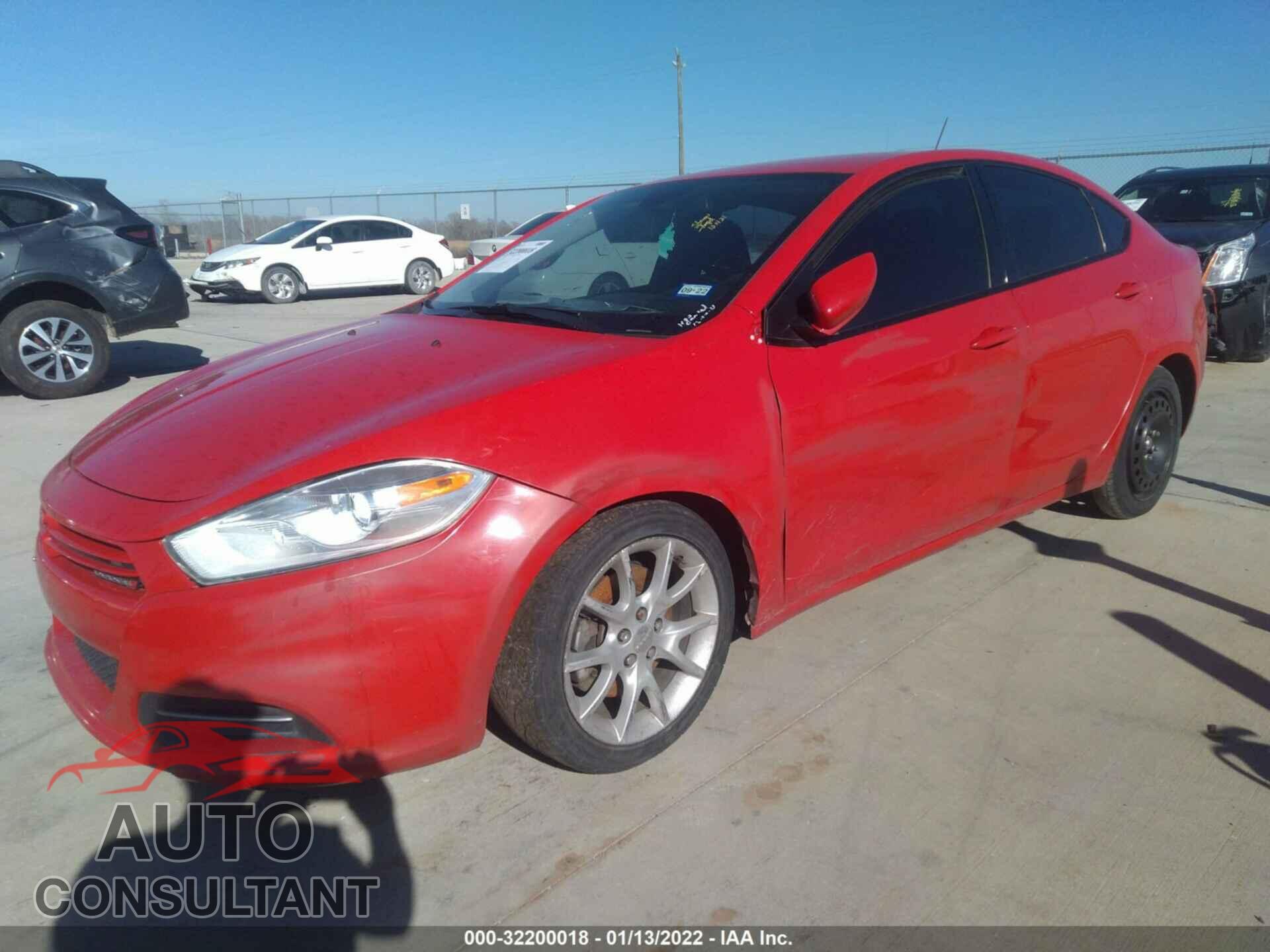 DODGE DART 2016 - 1C3CDFAA5GD624721