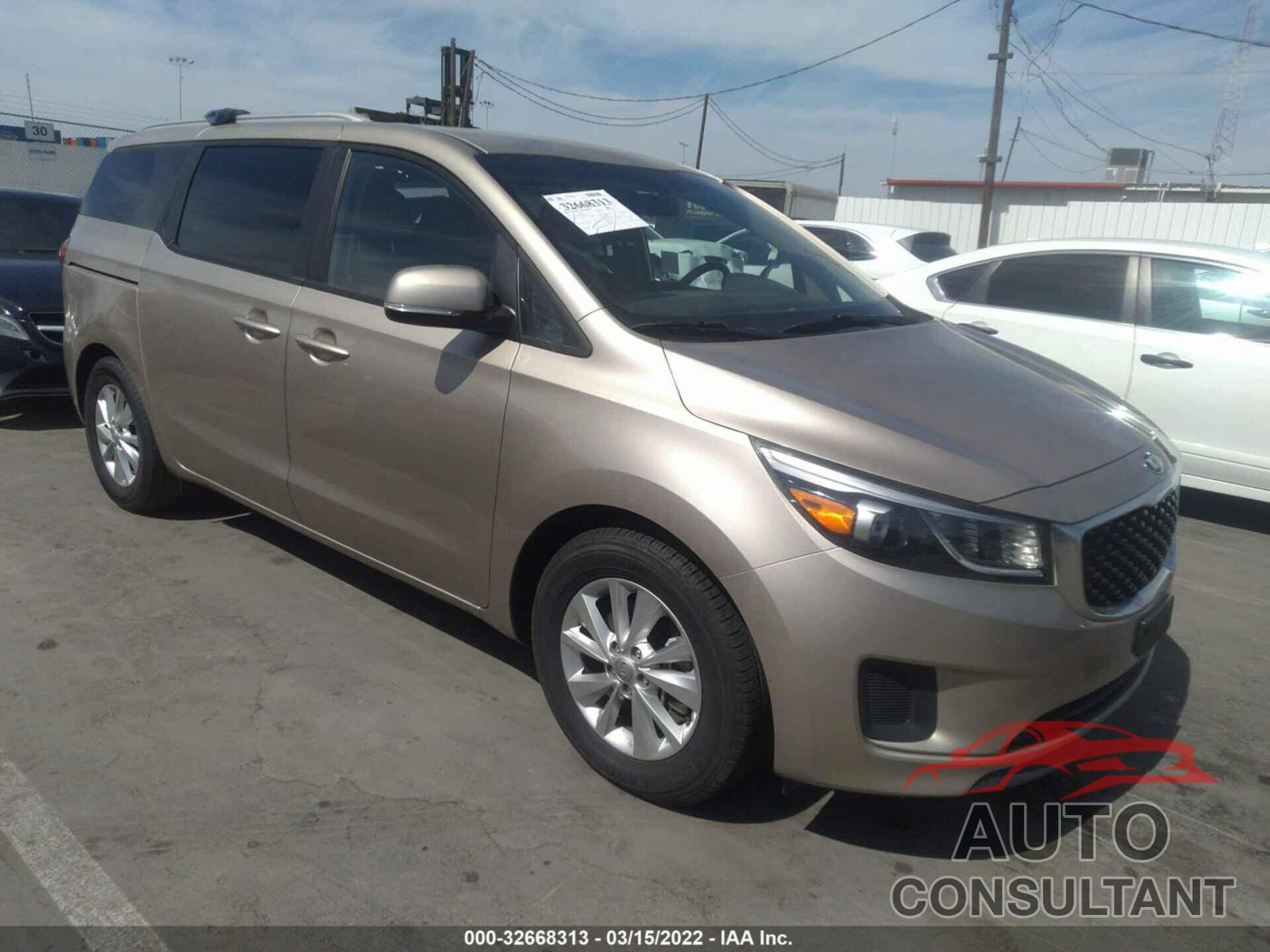 KIA SEDONA 2016 - KNDMB5C1XG6125222