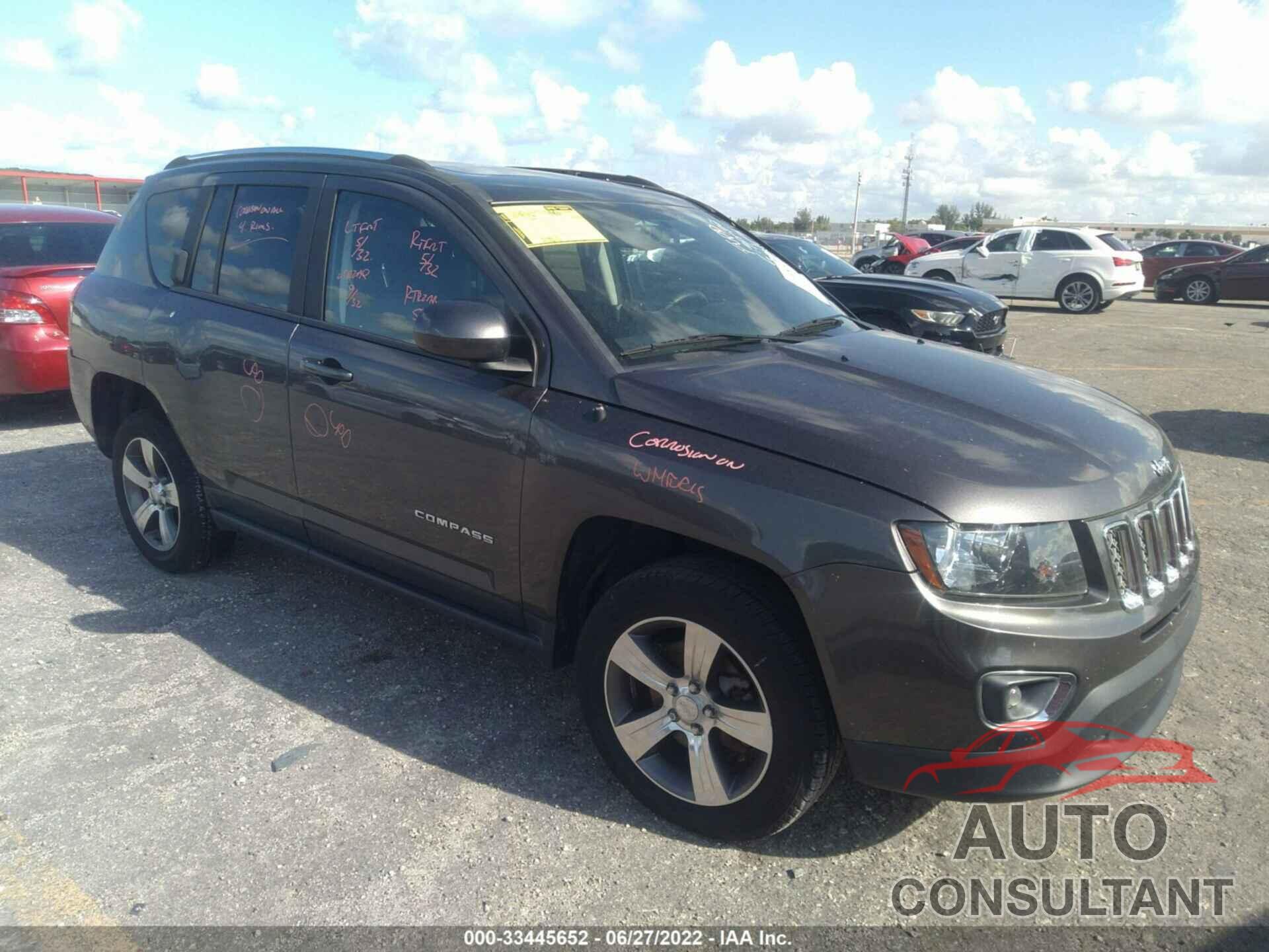 JEEP COMPASS 2017 - 1C4NJCEB5HD186010