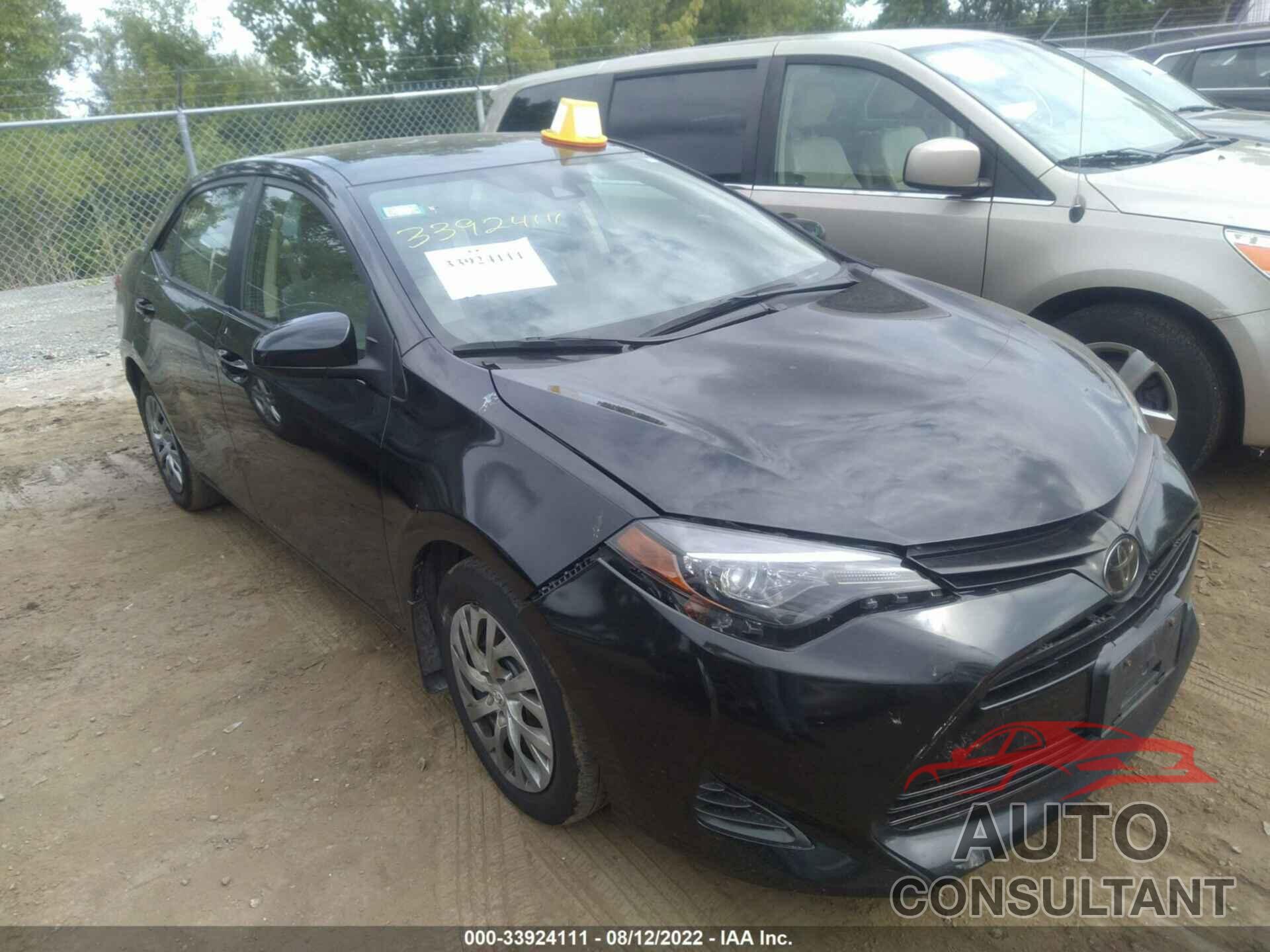 TOYOTA COROLLA 2019 - 2T1BURHE0KC209507