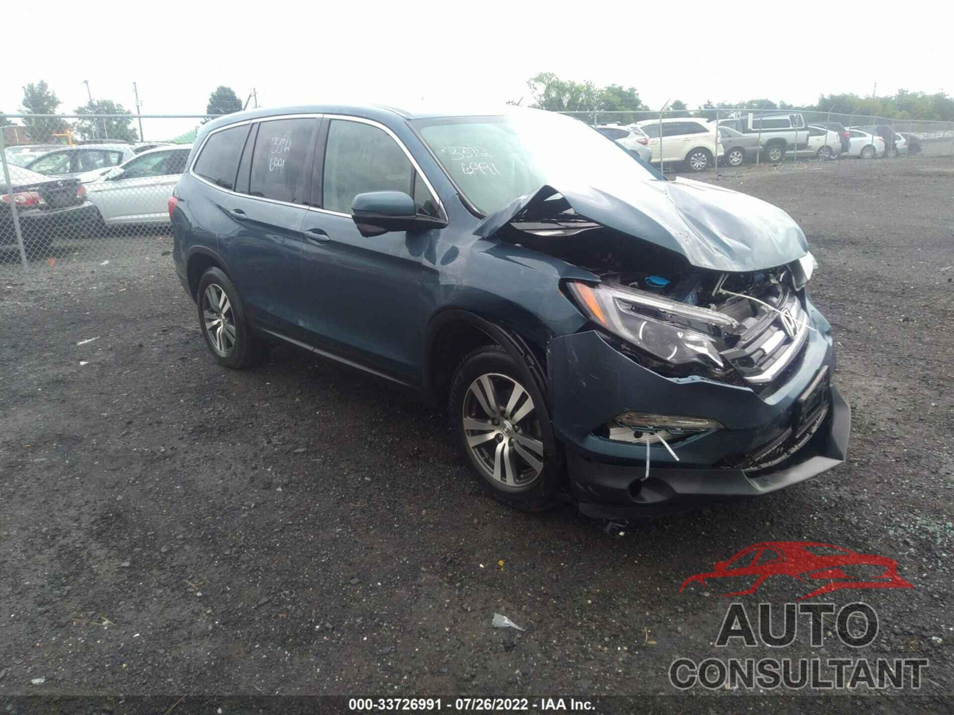 HONDA PILOT 2017 - 5FNYF6H35HB065586