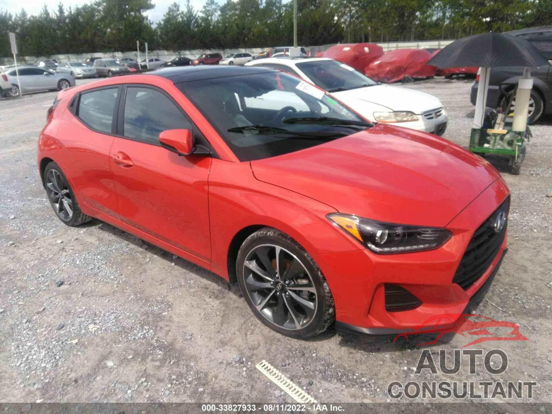 HYUNDAI VELOSTER 2019 - KMHTG6AF9KU002934