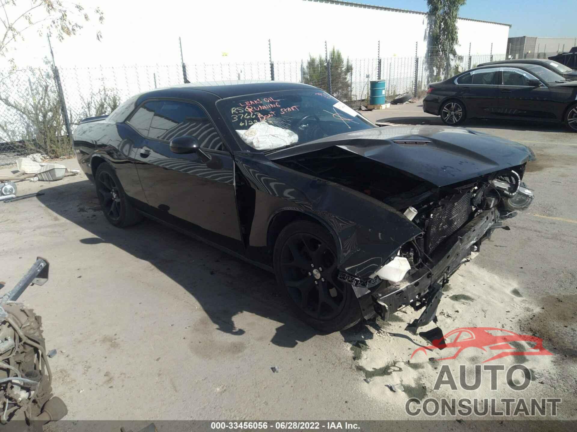 DODGE CHALLENGER 2016 - 2C3CDZAGXGH316193