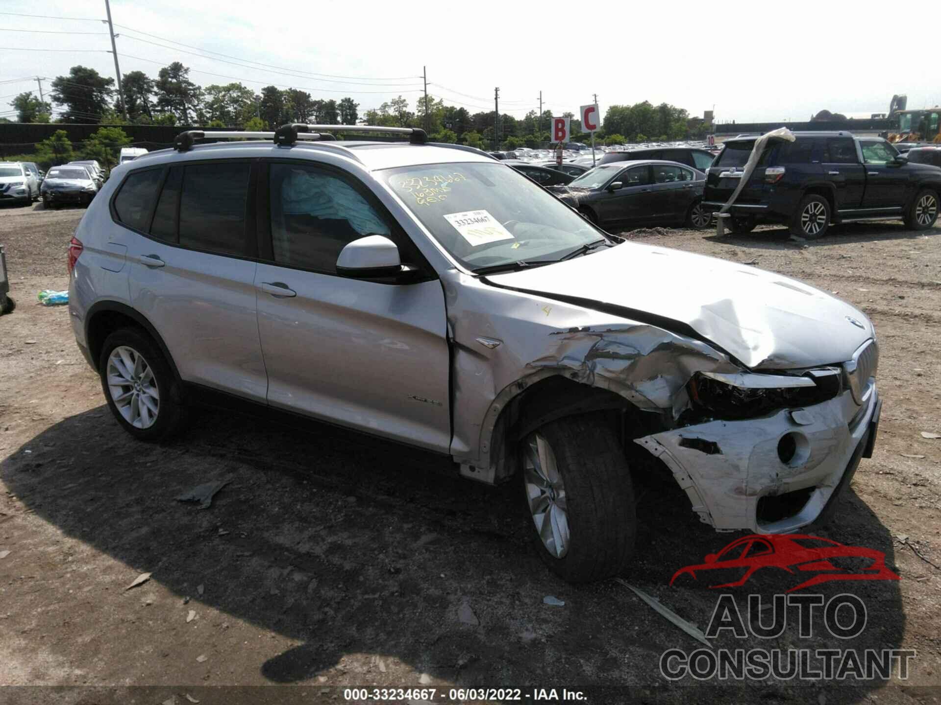 BMW X3 2016 - 5UXWX9C55G0D79932