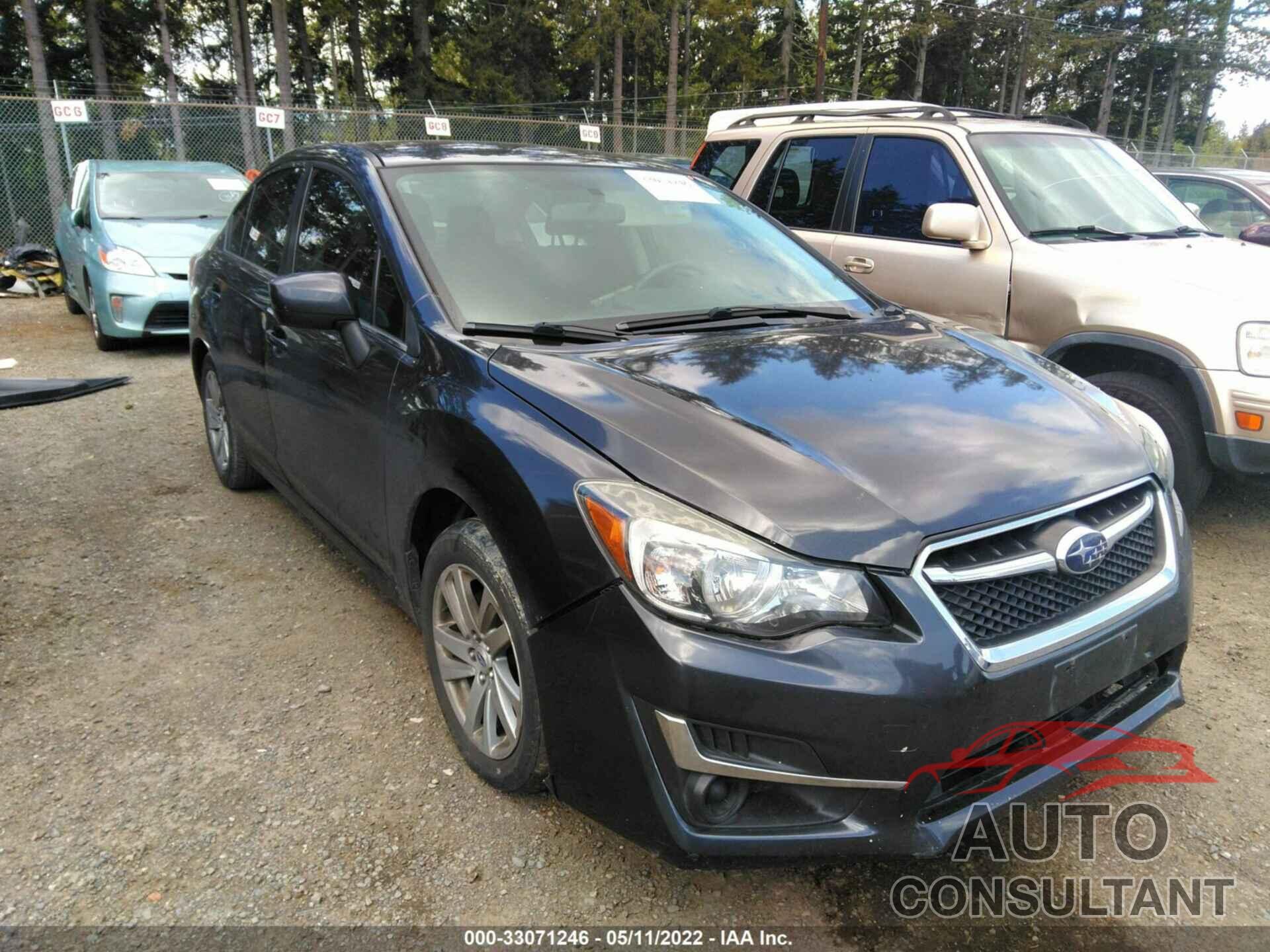 SUBARU IMPREZA SEDAN 2016 - JF1GJAB62GH019220