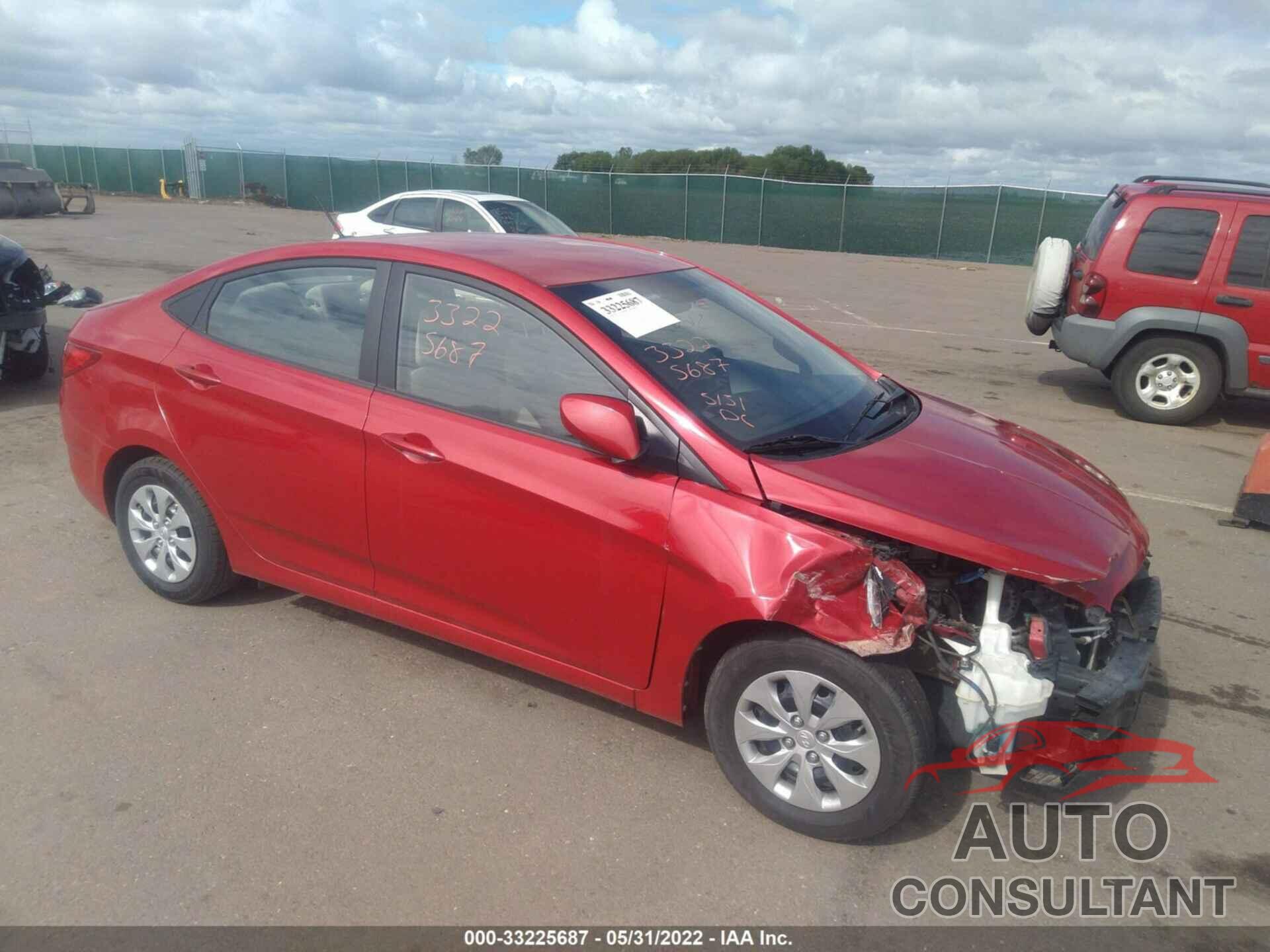 HYUNDAI ACCENT 2016 - KMHCT4AE4GU092704