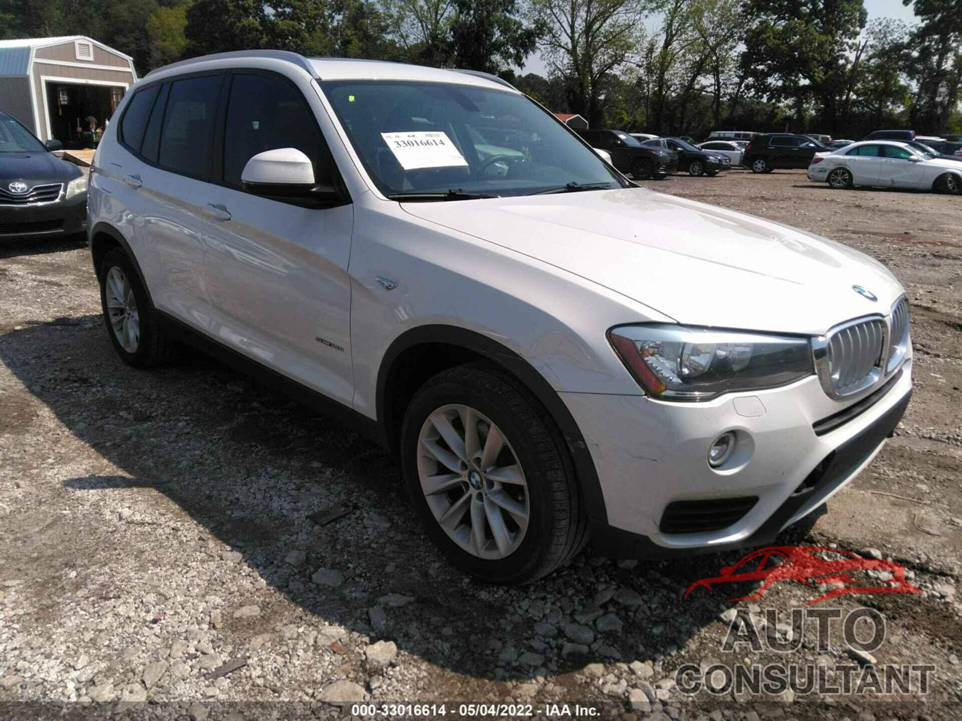 BMW X3 2017 - 5UXWZ7C31H0V94011