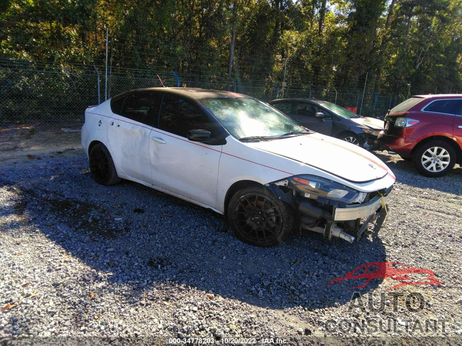 DODGE DART 2016 - 1C3CDFFA8GD817437