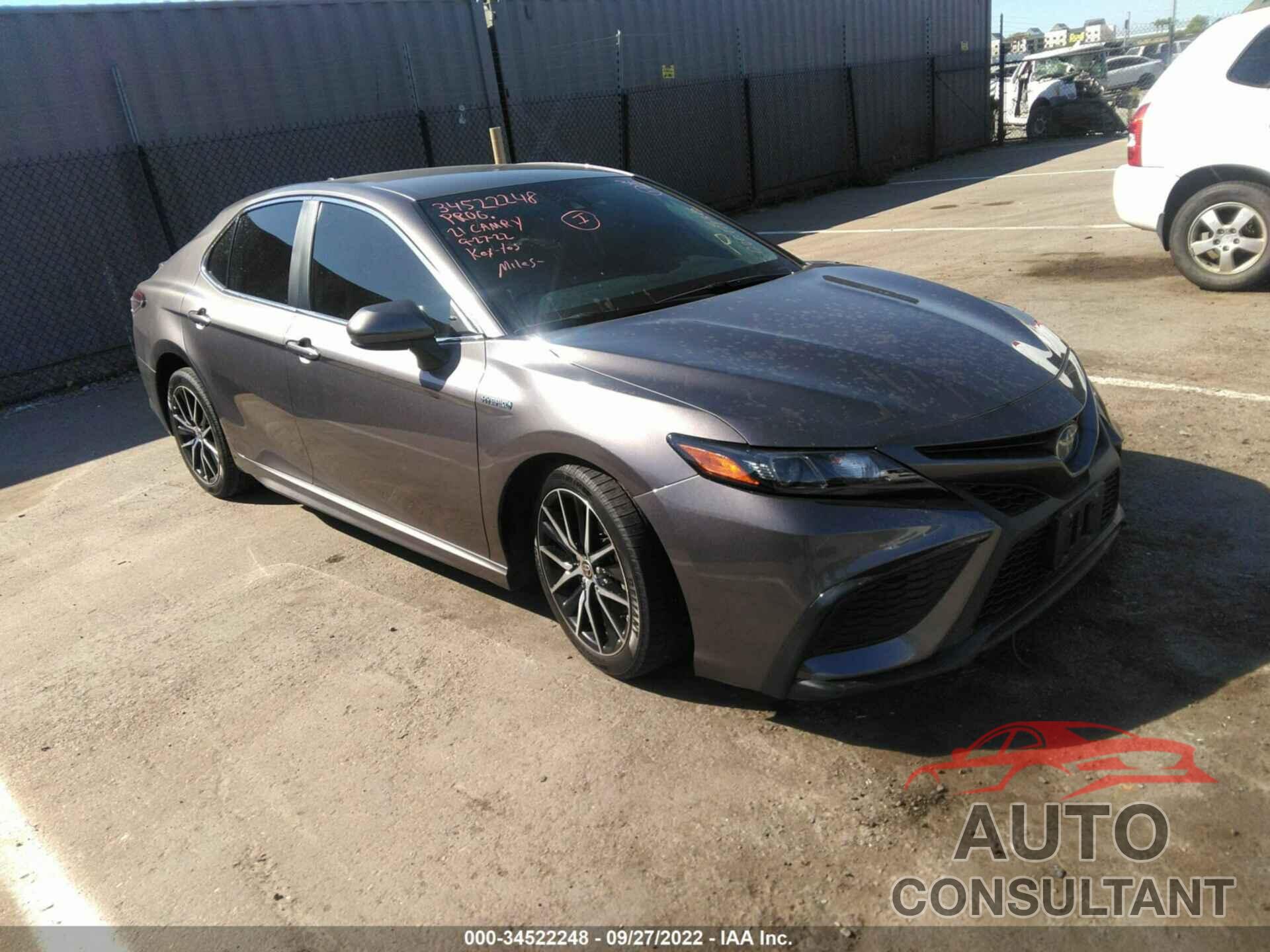 TOYOTA CAMRY 2021 - 4T1G31AK6MU026429