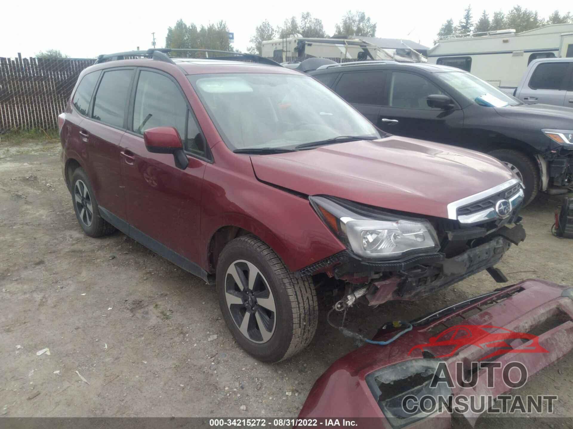 SUBARU FORESTER 2017 - JF2SJAECXHH802987