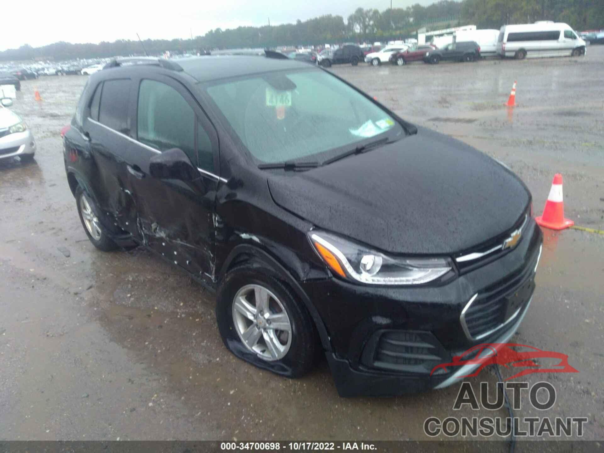 CHEVROLET TRAX 2019 - KL7CJPSB4KB899578