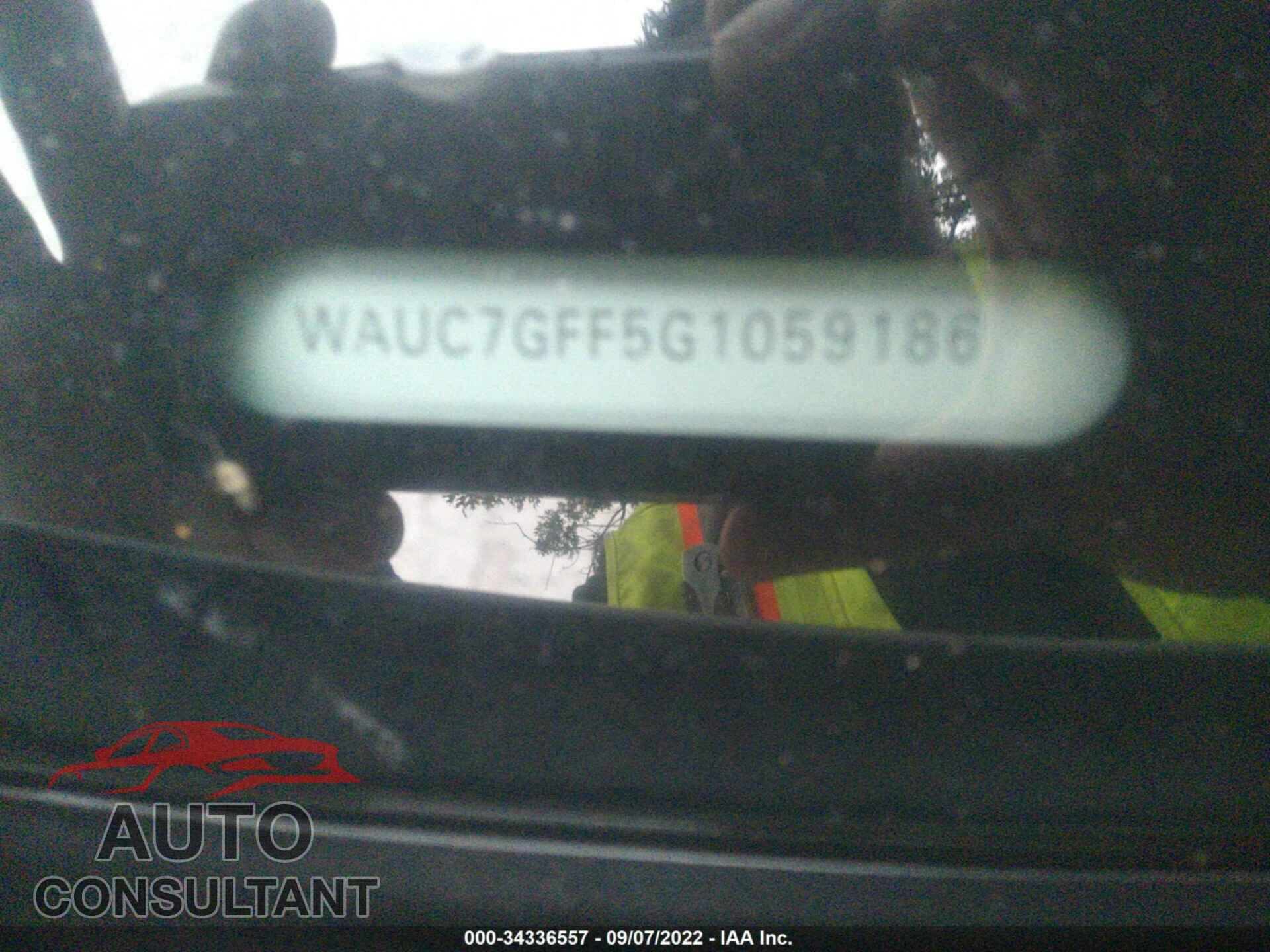 AUDI A3 2016 - WAUC7GFF5G1059186