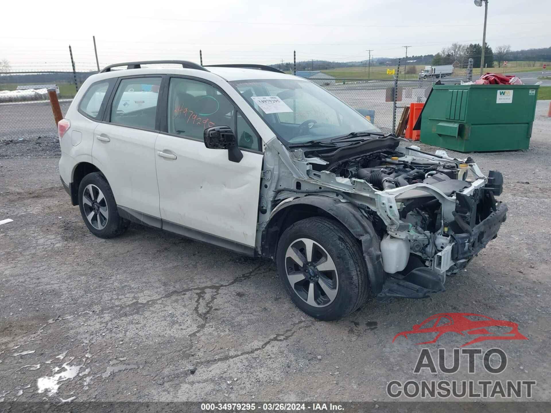 SUBARU FORESTER 2017 - JF2SJABCXHH437991