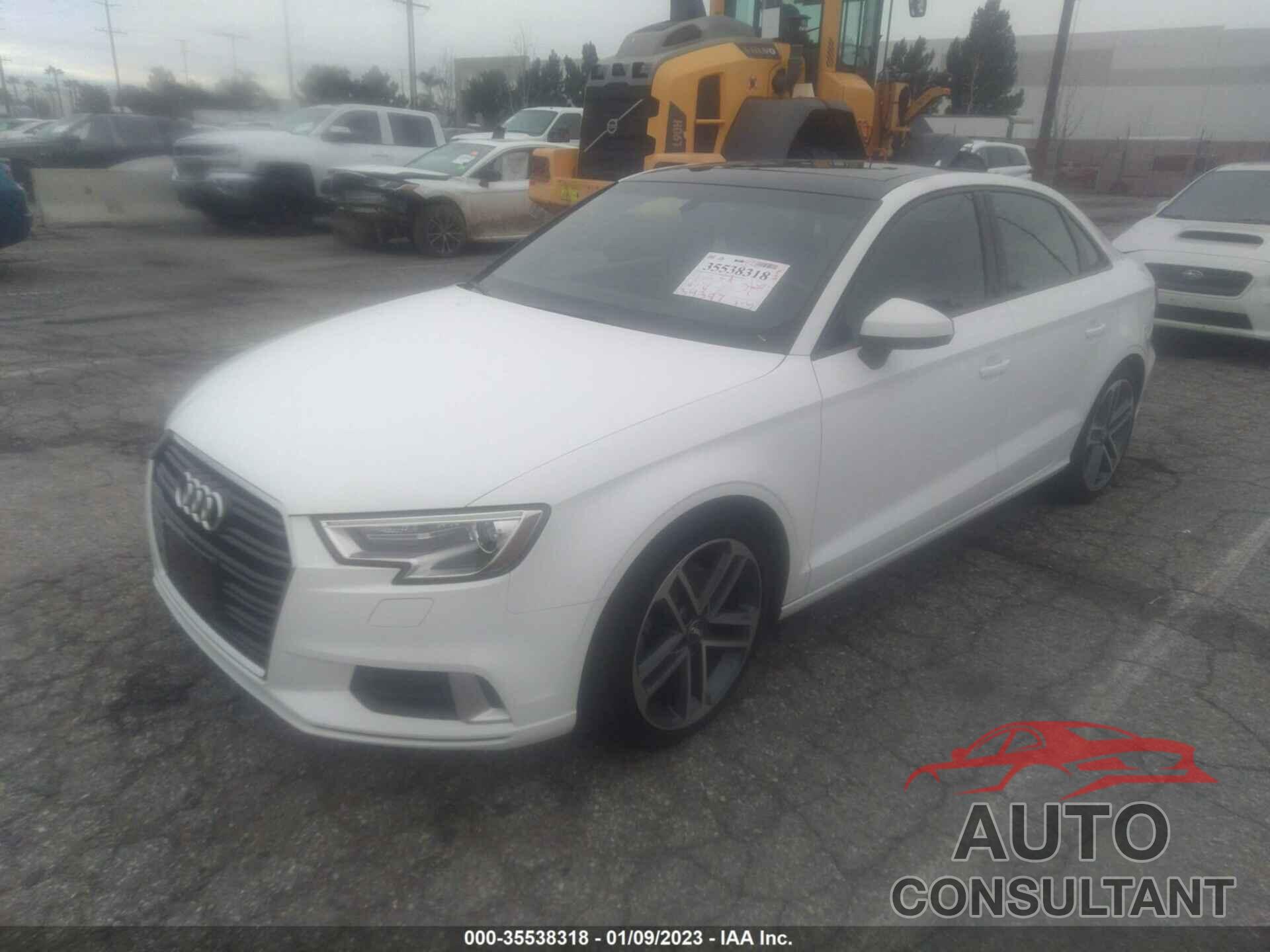 AUDI A3 SEDAN 2018 - WAUAUGFF4J1013548