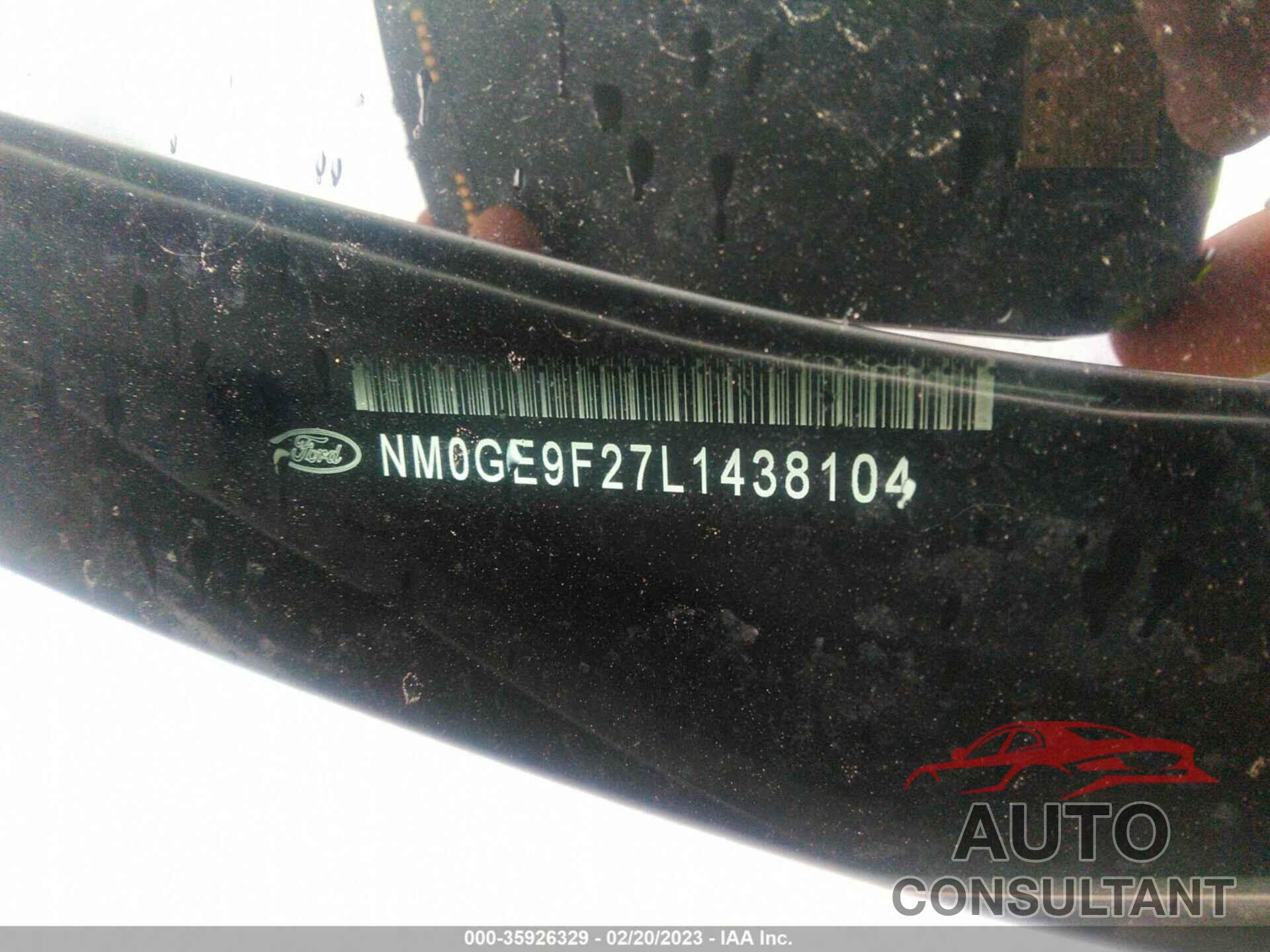 FORD TRANSIT CONNECT WAGON 2020 - NM0GE9F27L1438104