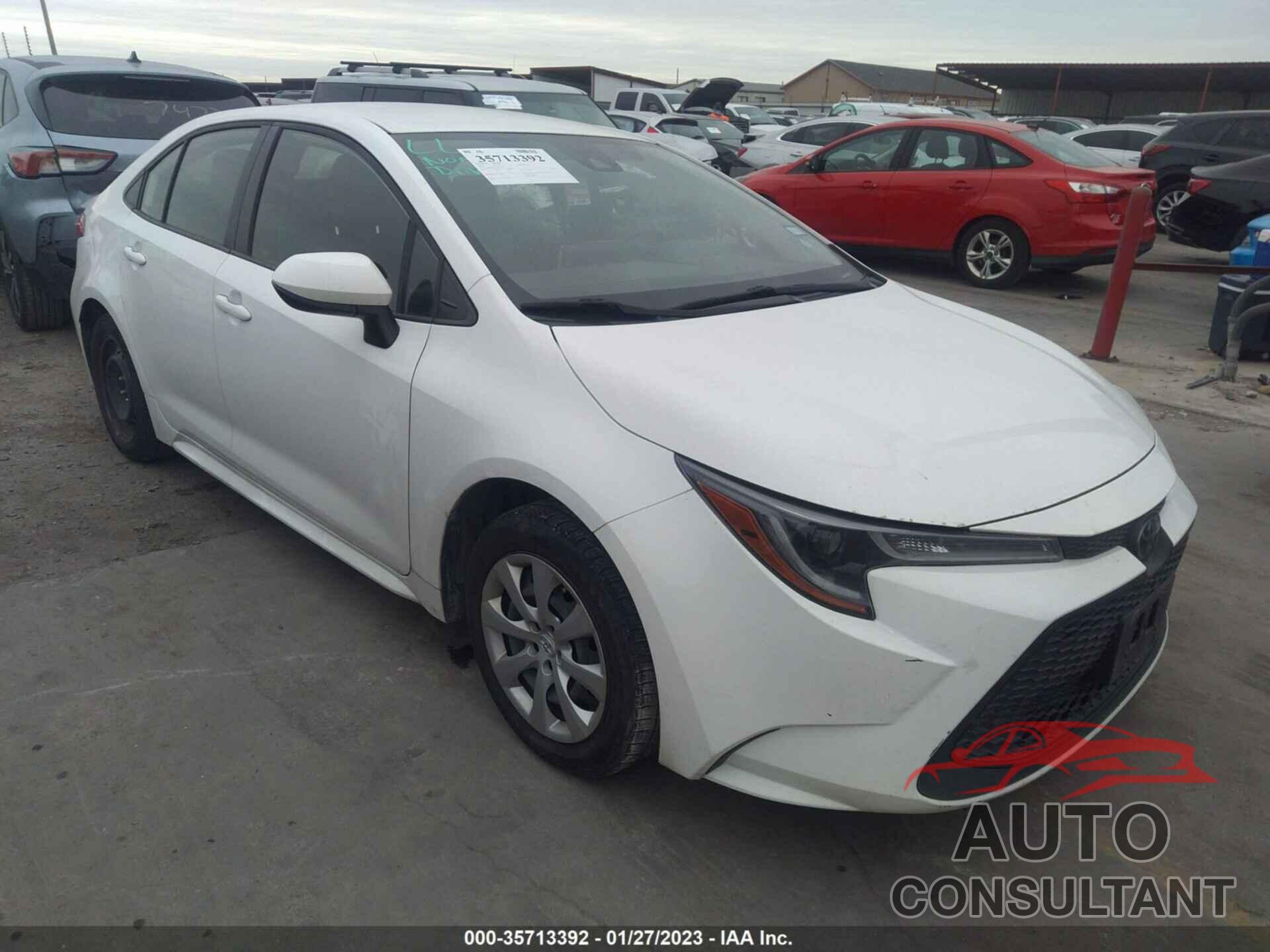 TOYOTA COROLLA 2020 - JTDEPRAE0LJ024376